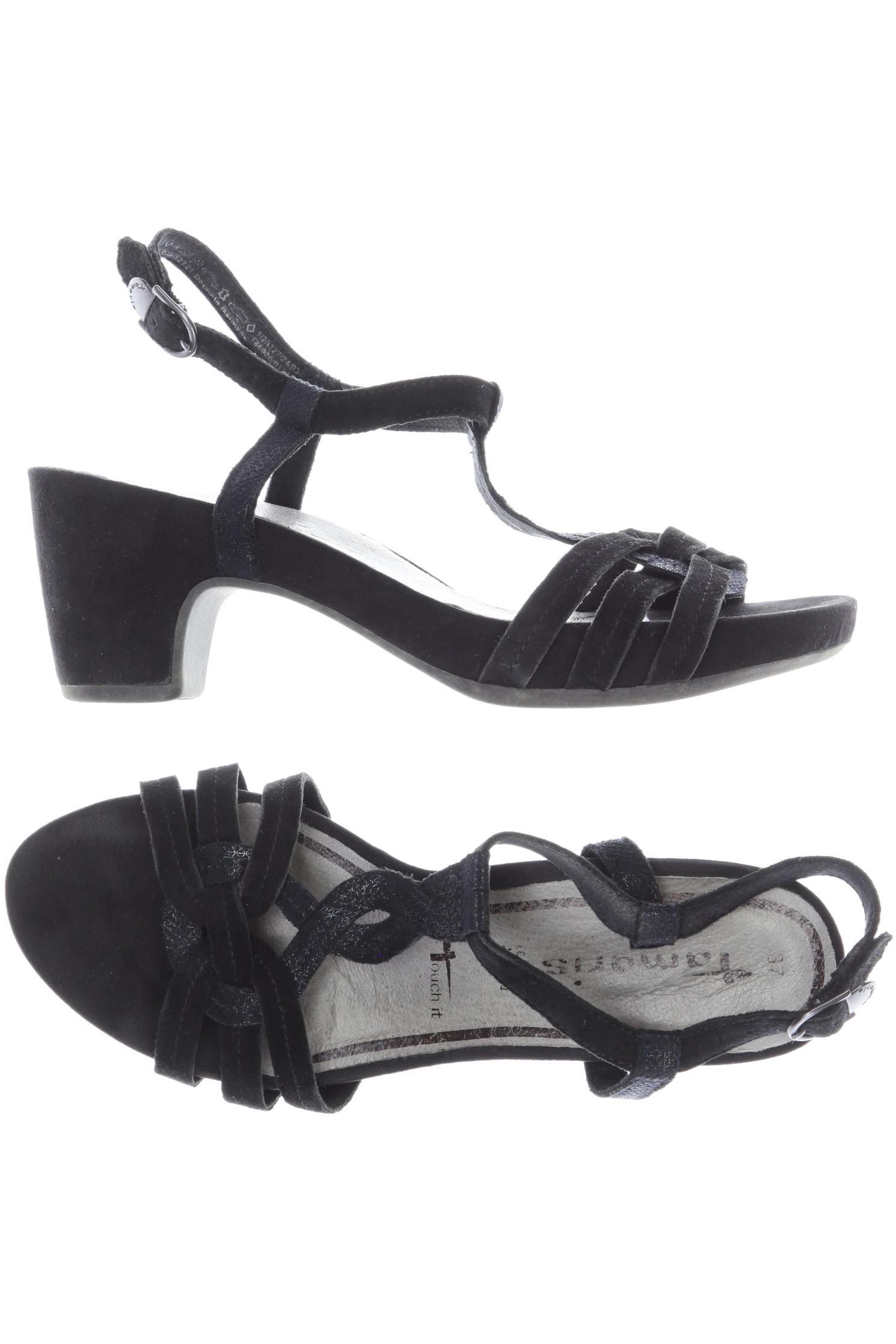 

Tamaris Damen Sandale, schwarz, Gr. 37