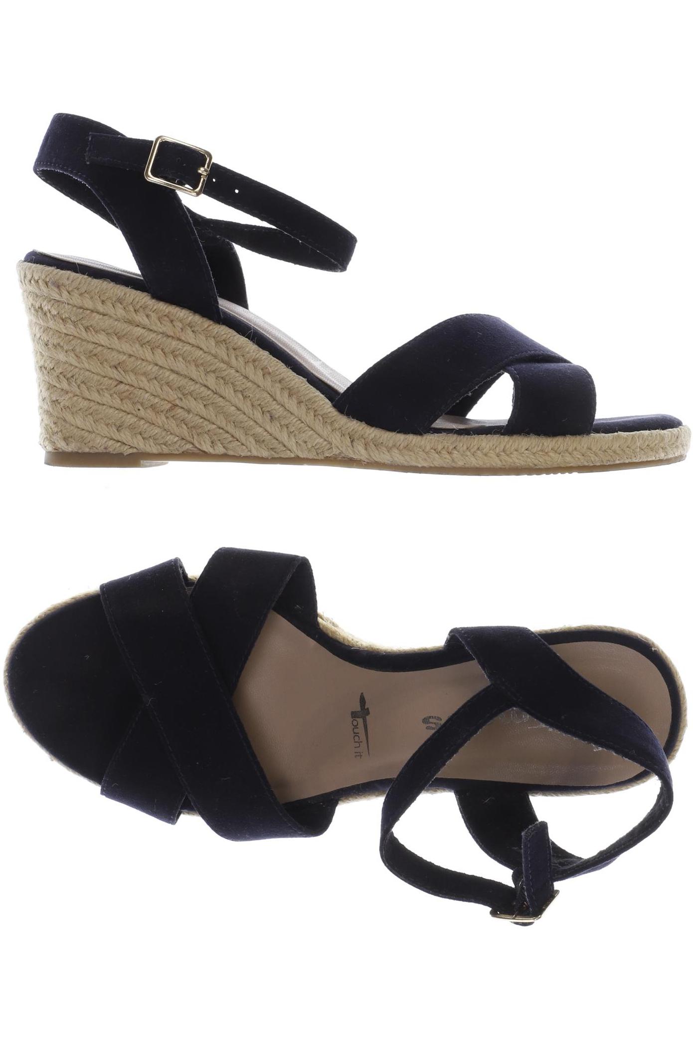 

Tamaris Damen Sandale, marineblau, Gr. 39