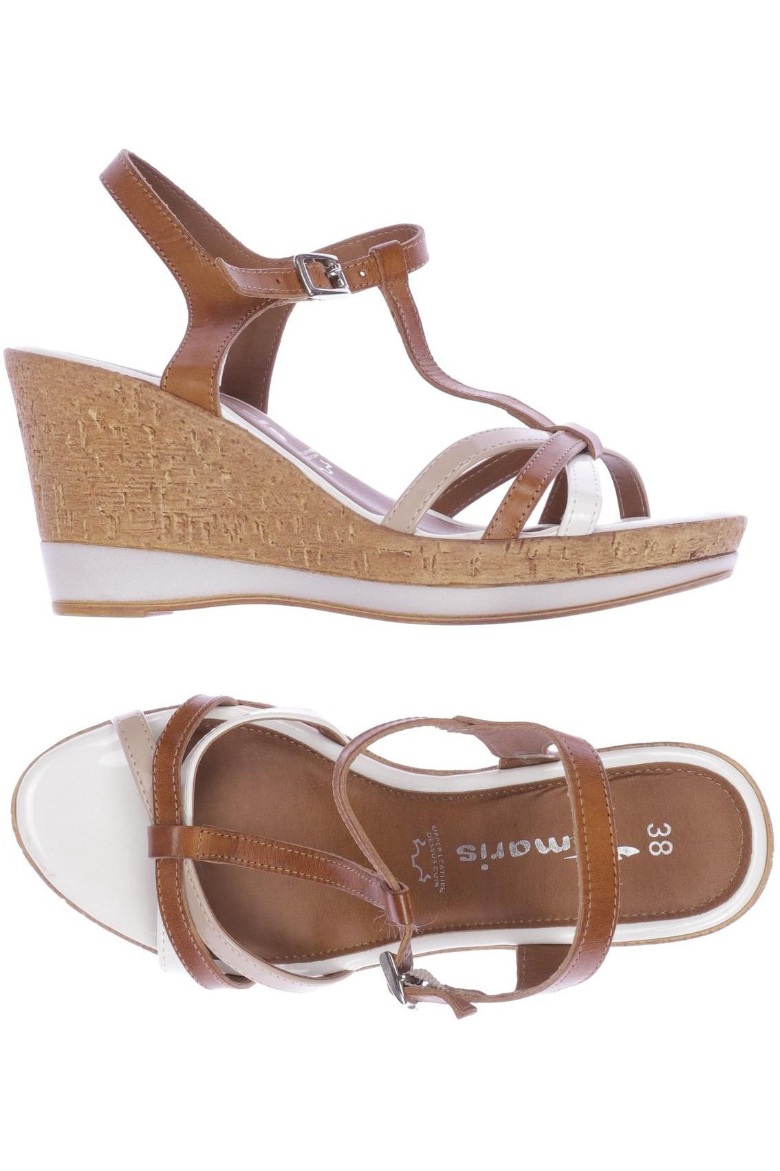 

Tamaris Damen Sandale, braun, Gr. 38