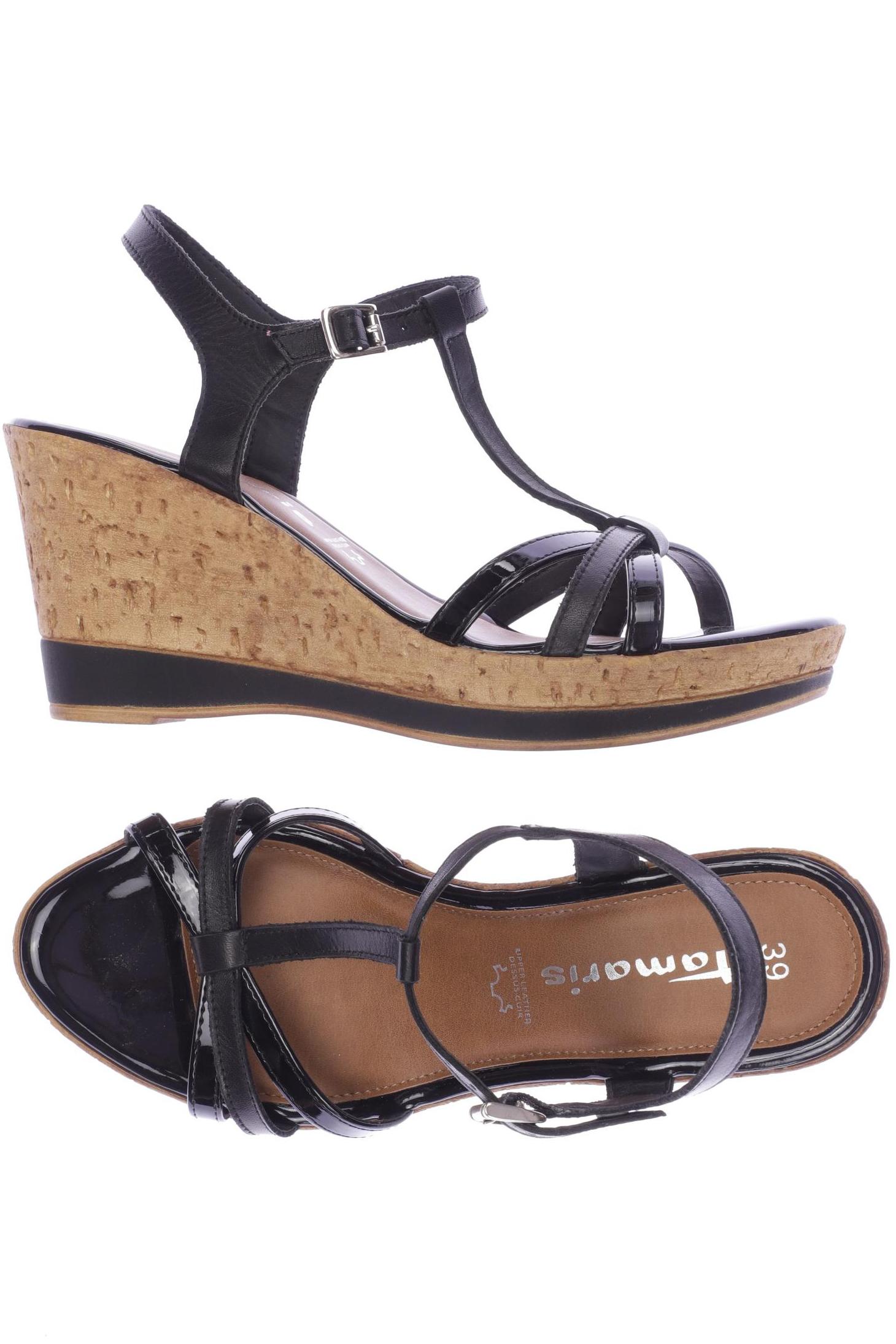 

Tamaris Damen Sandale, schwarz