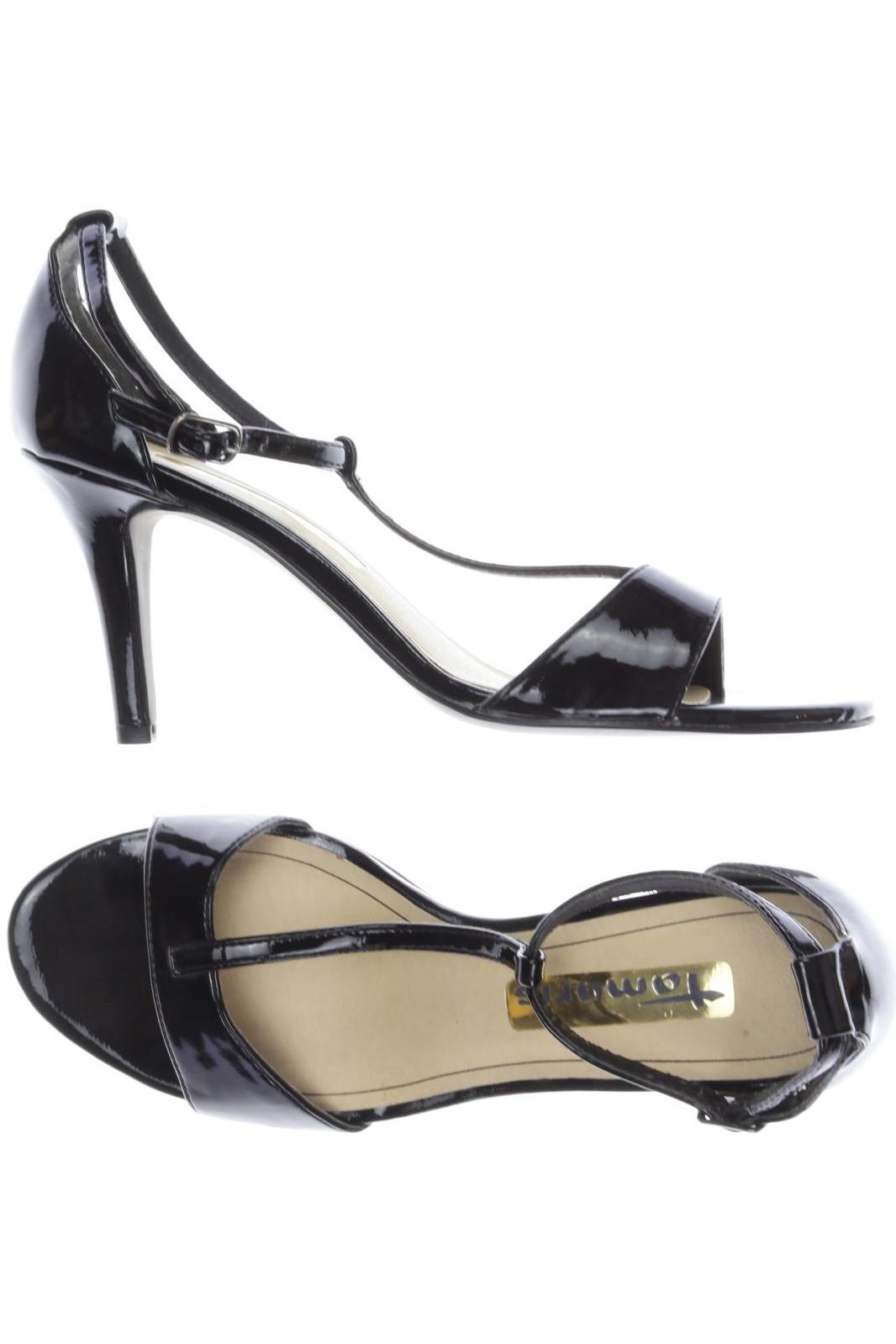 

Tamaris Damen Sandale, schwarz, Gr. 40