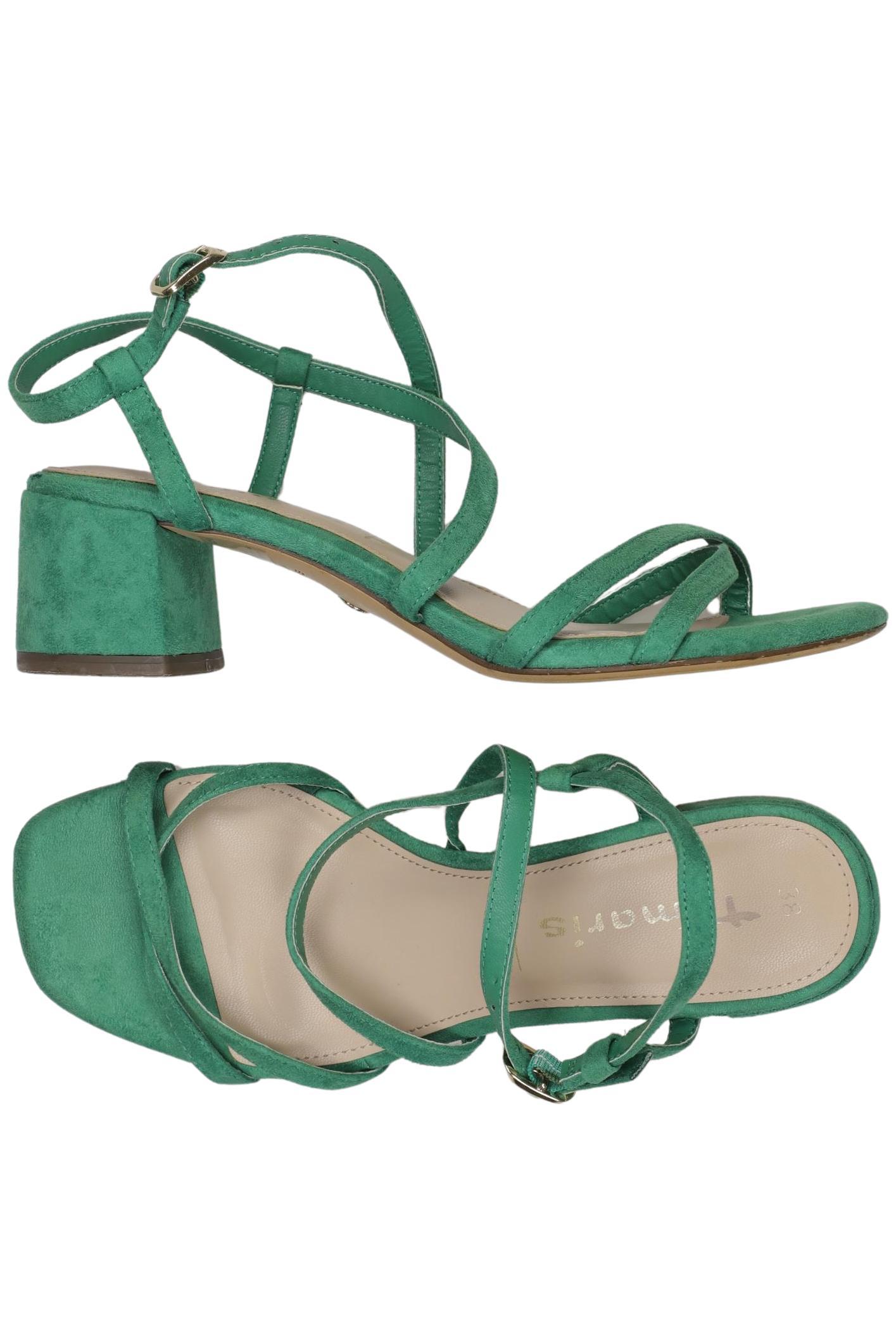 

Tamaris Damen Sandale, grün, Gr. 38