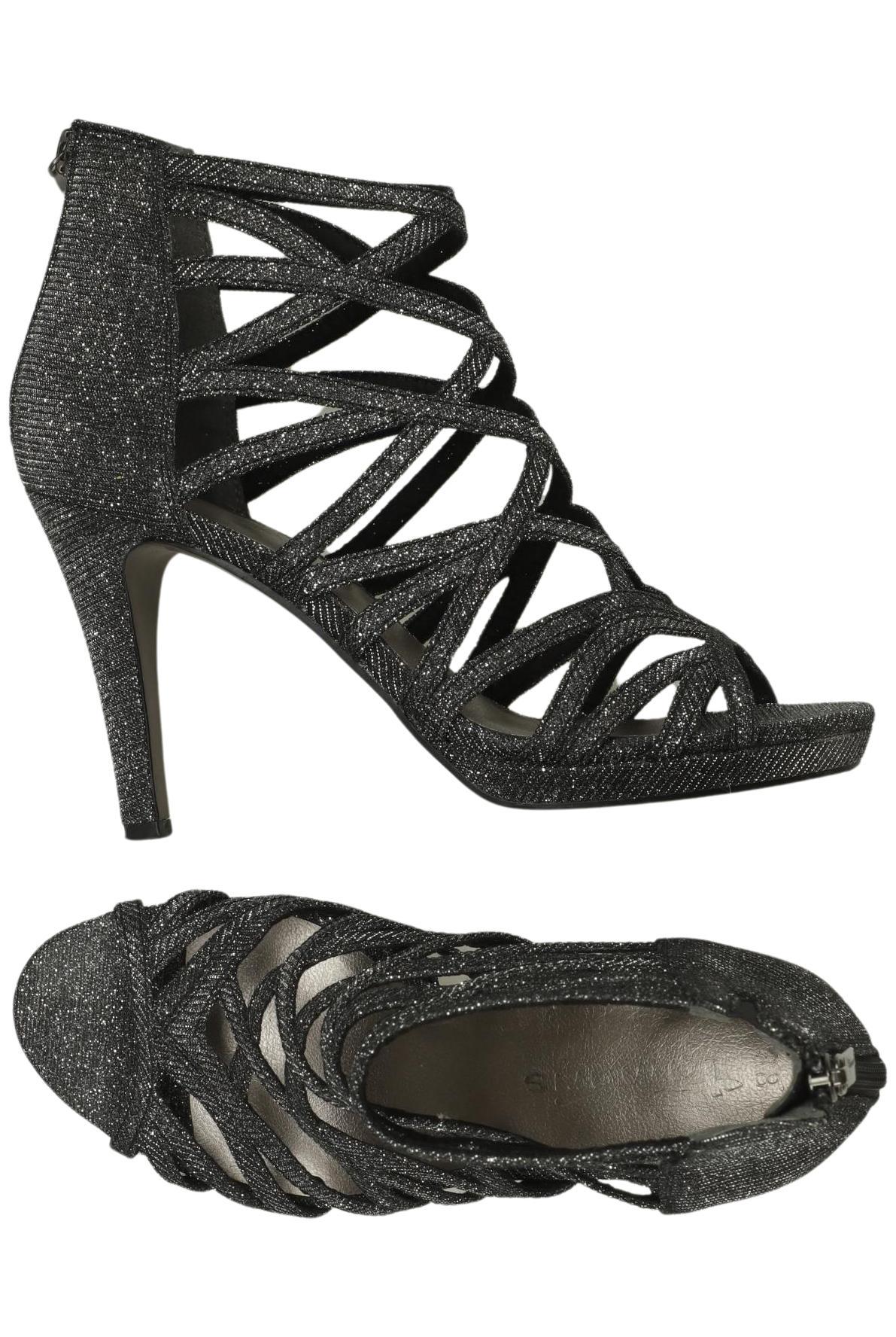 

Tamaris Damen Sandale, silber, Gr. 38