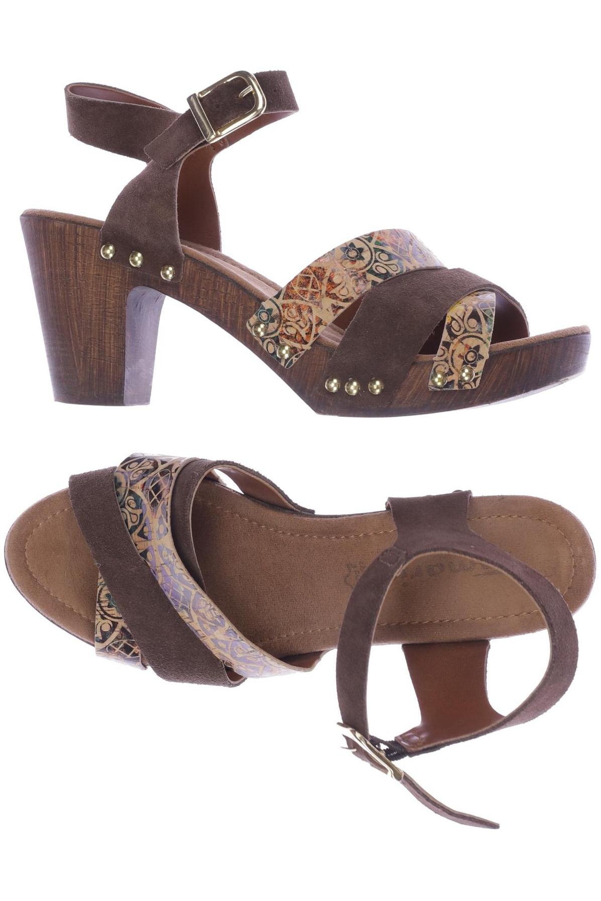

Tamaris Damen Sandale, braun, Gr. 39