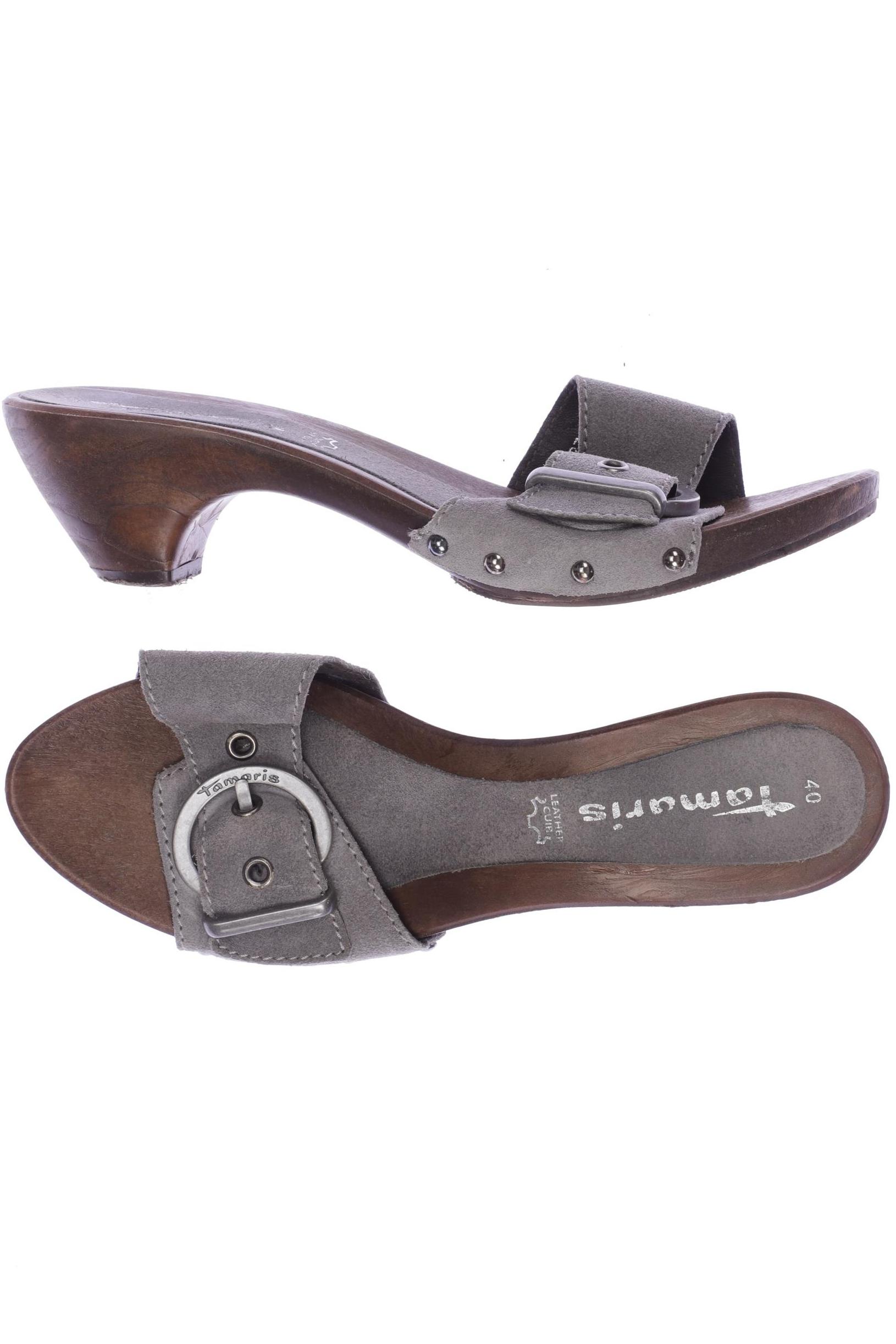 

Tamaris Damen Sandale, grau, Gr. 40
