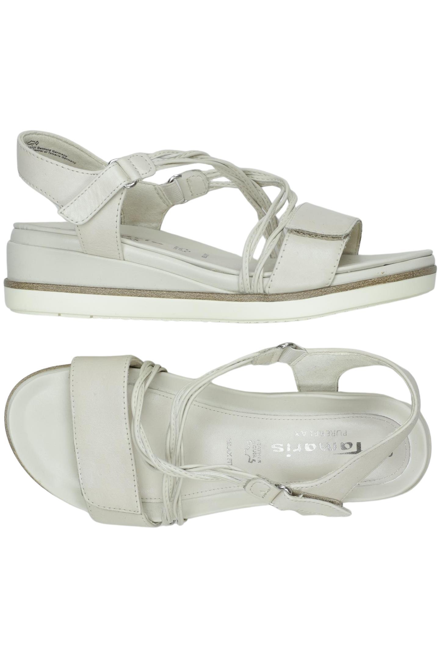 

Tamaris Damen Sandale, beige, Gr. 38