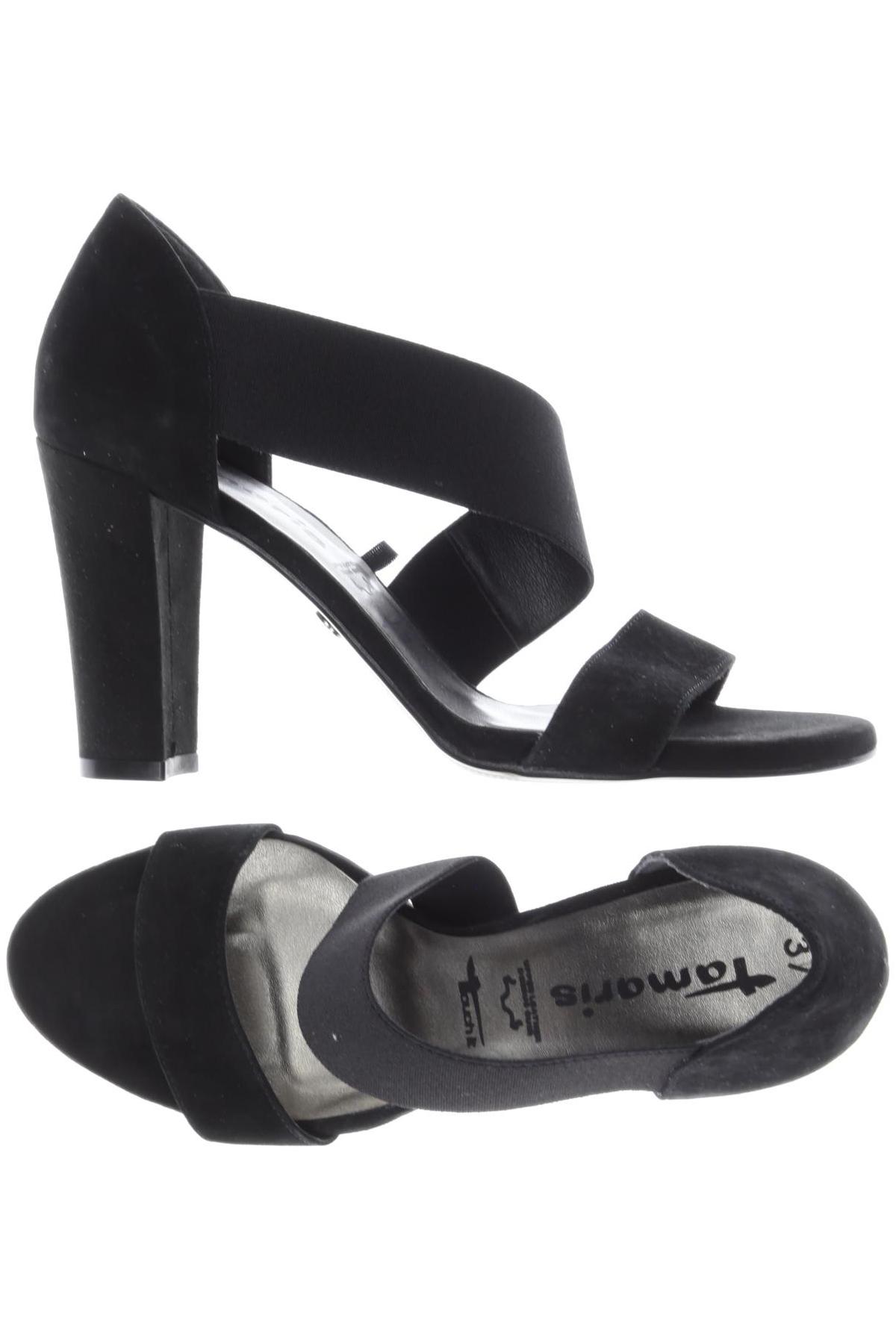 

Tamaris Damen Sandale, schwarz, Gr. 37