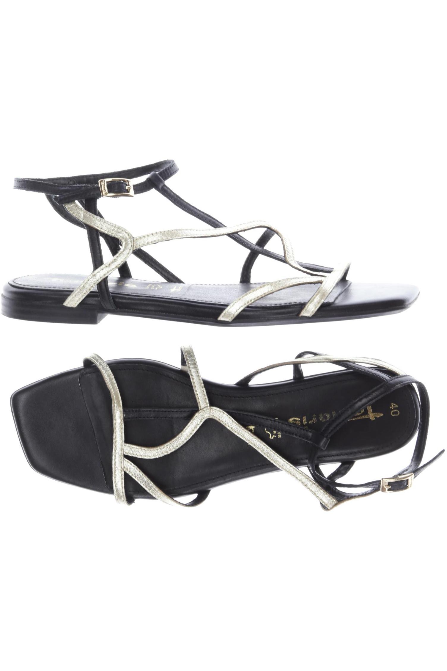 

Tamaris Damen Sandale, gold, Gr. 40