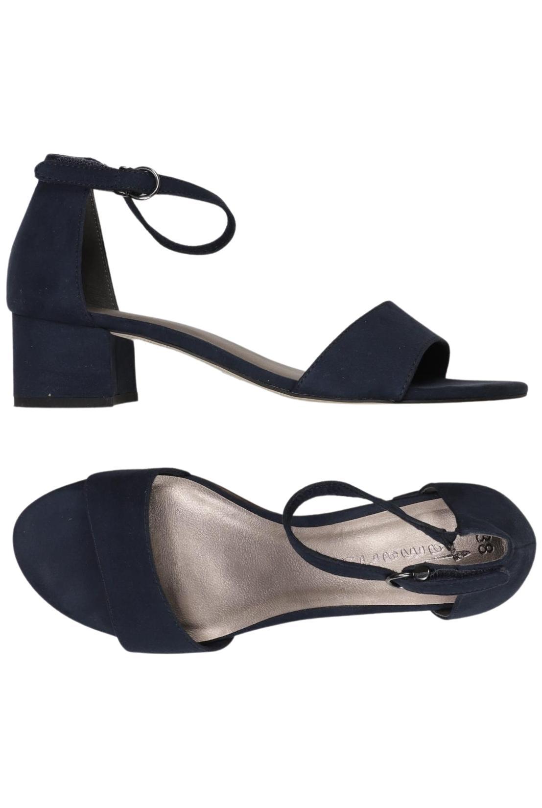 

Tamaris Damen Sandale, marineblau, Gr. 38