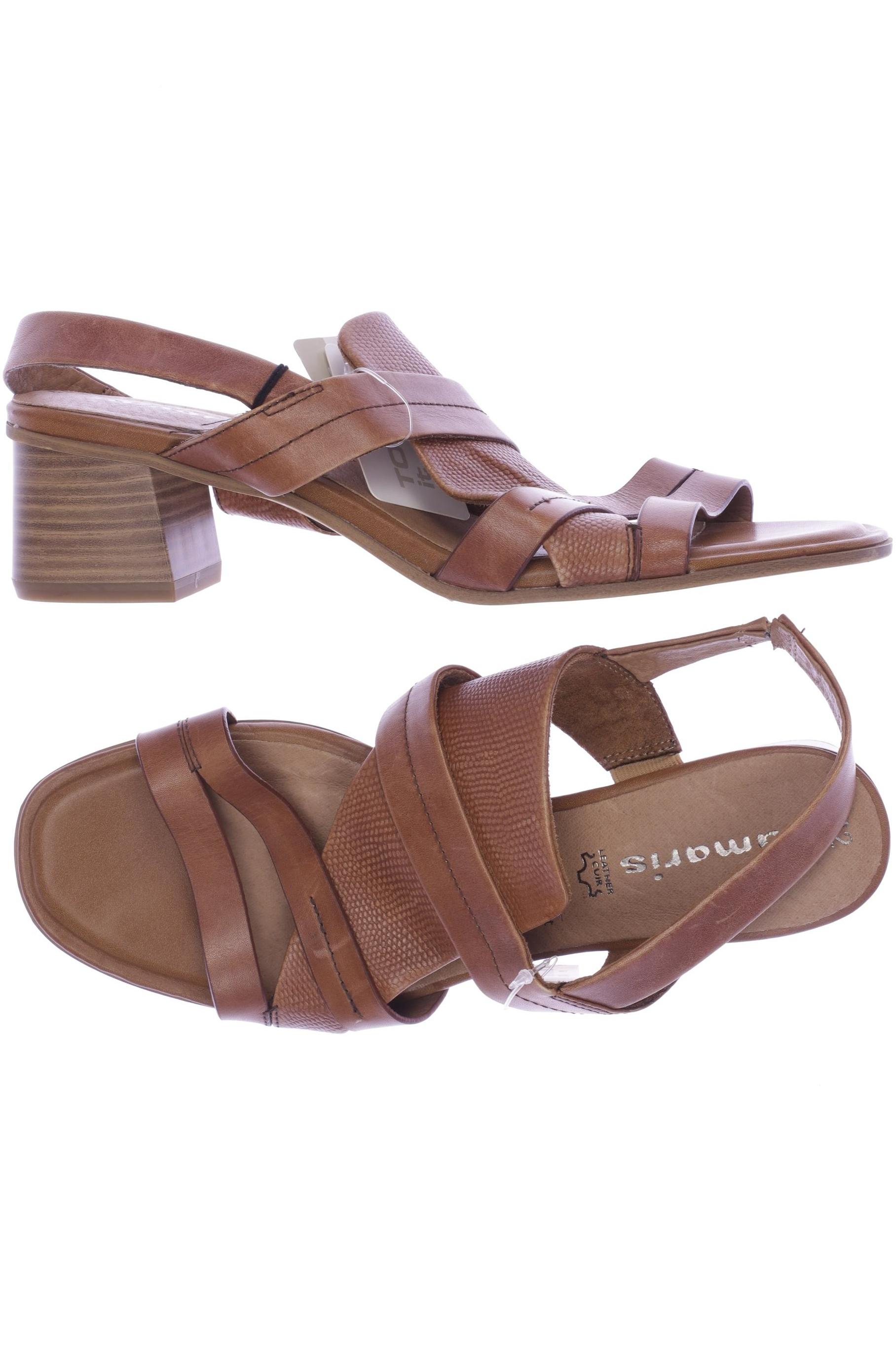 

Tamaris Damen Sandale, braun, Gr. 42