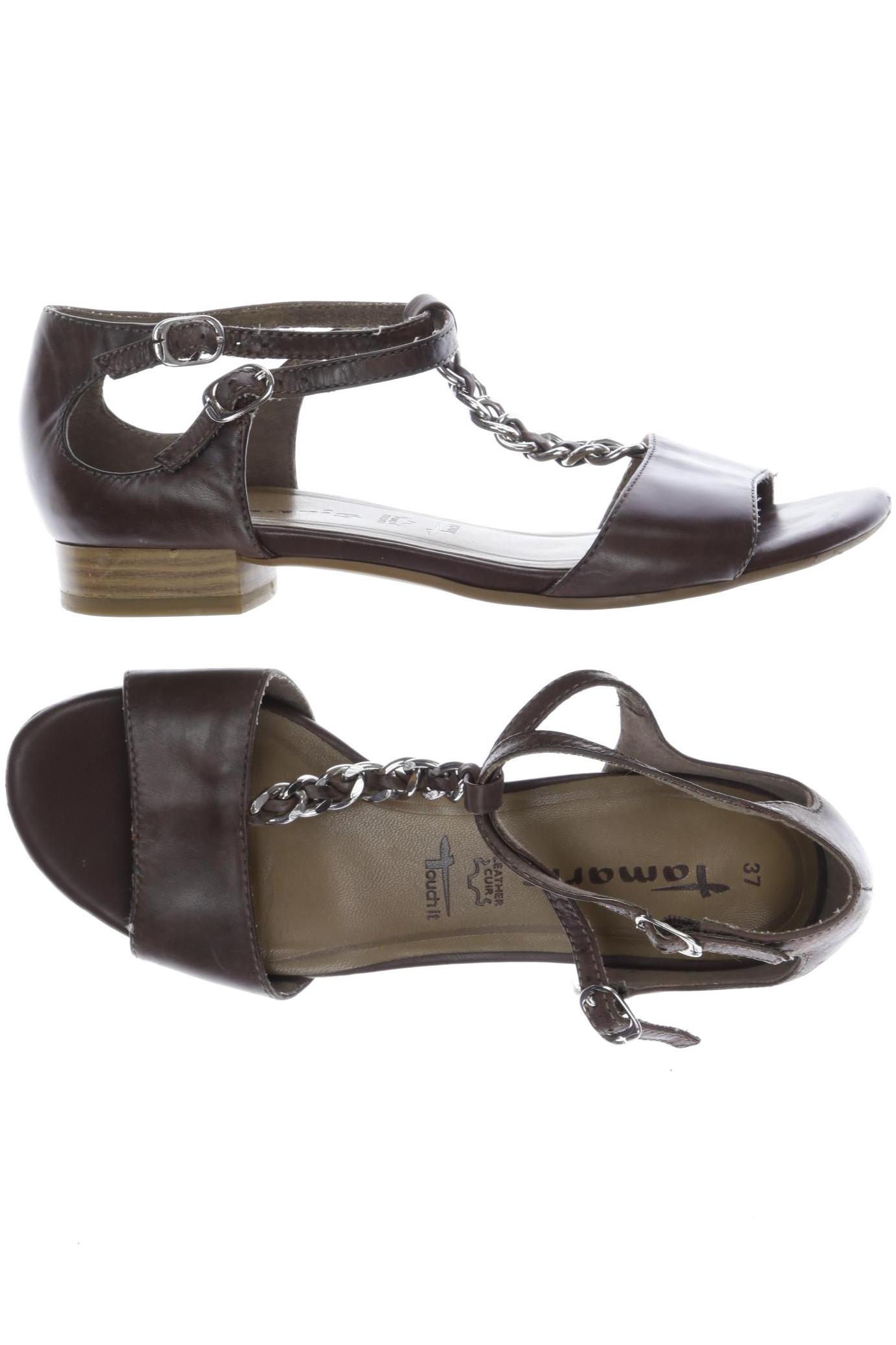 

Tamaris Damen Sandale, braun, Gr. 37
