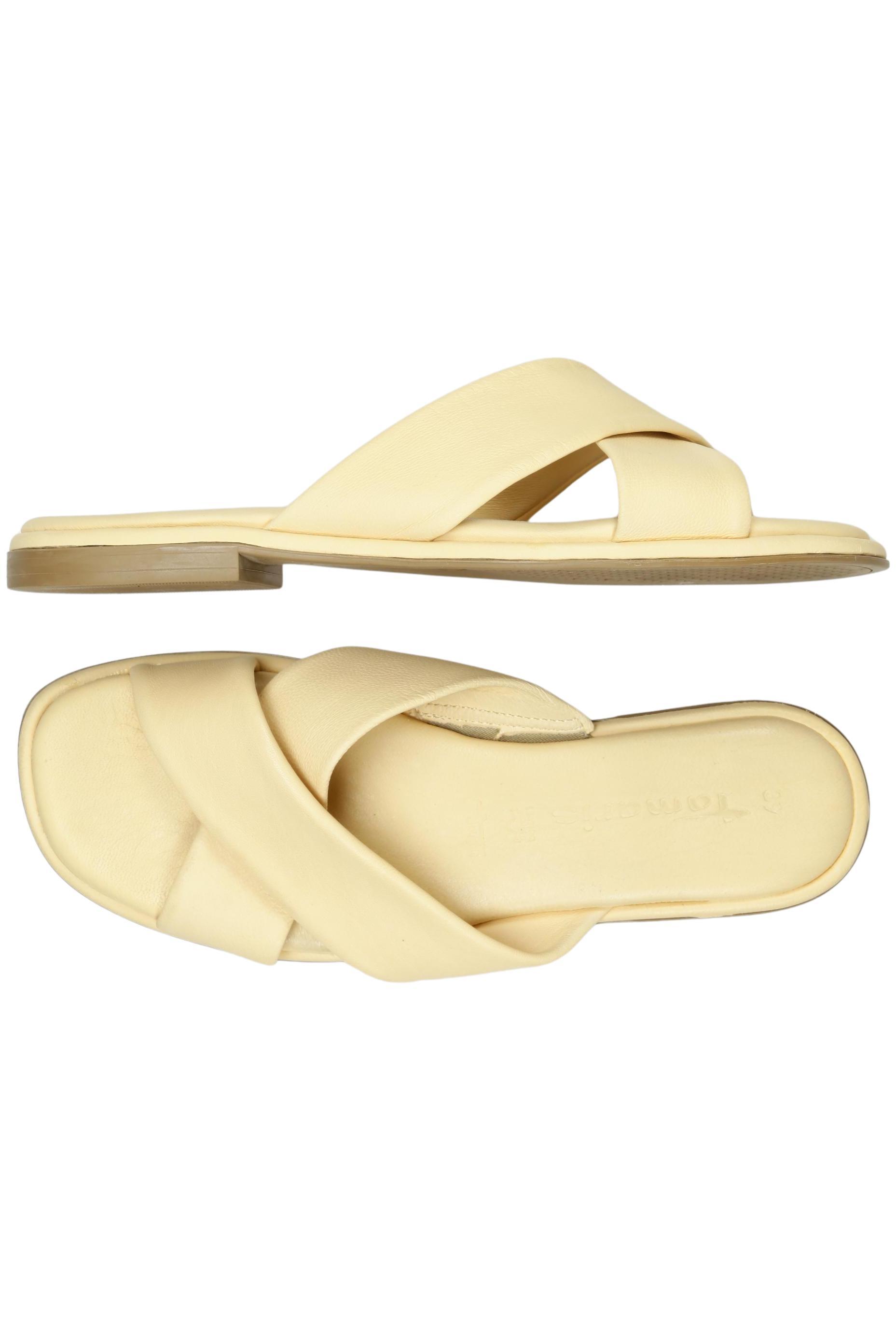 

Tamaris Damen Sandale, cremeweiß, Gr. 39