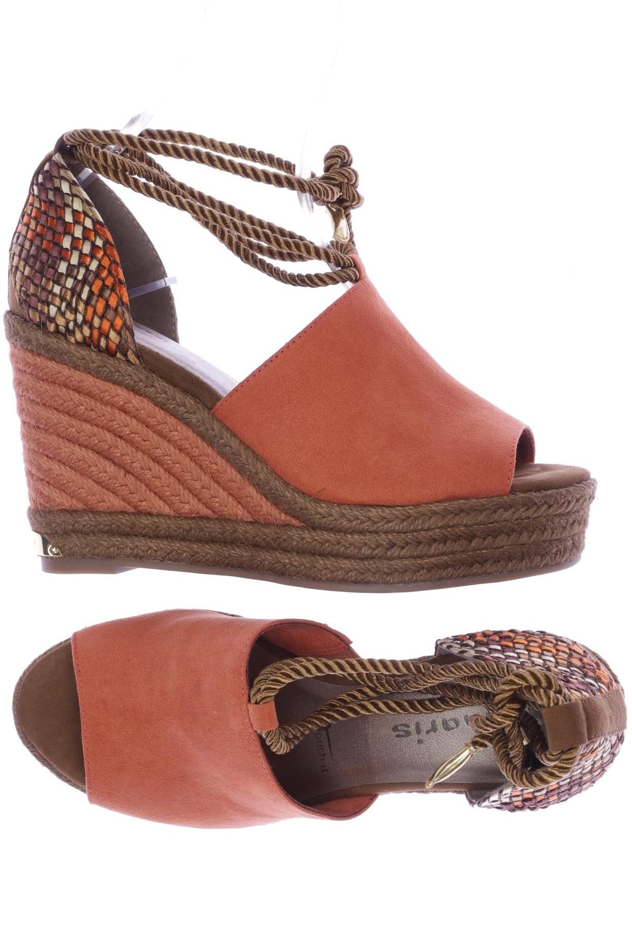 

Tamaris Damen Sandale, orange, Gr. 37