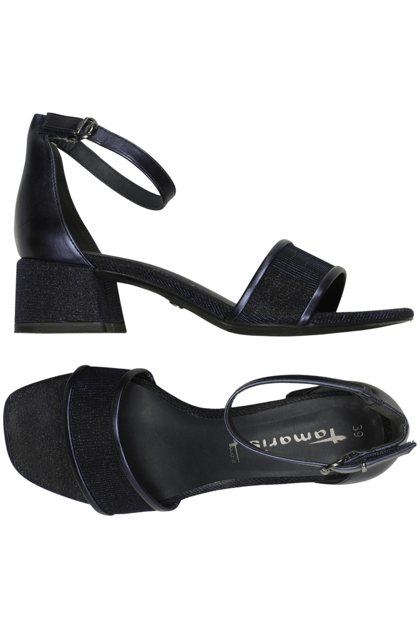 

Tamaris Damen Sandale, marineblau, Gr. 39
