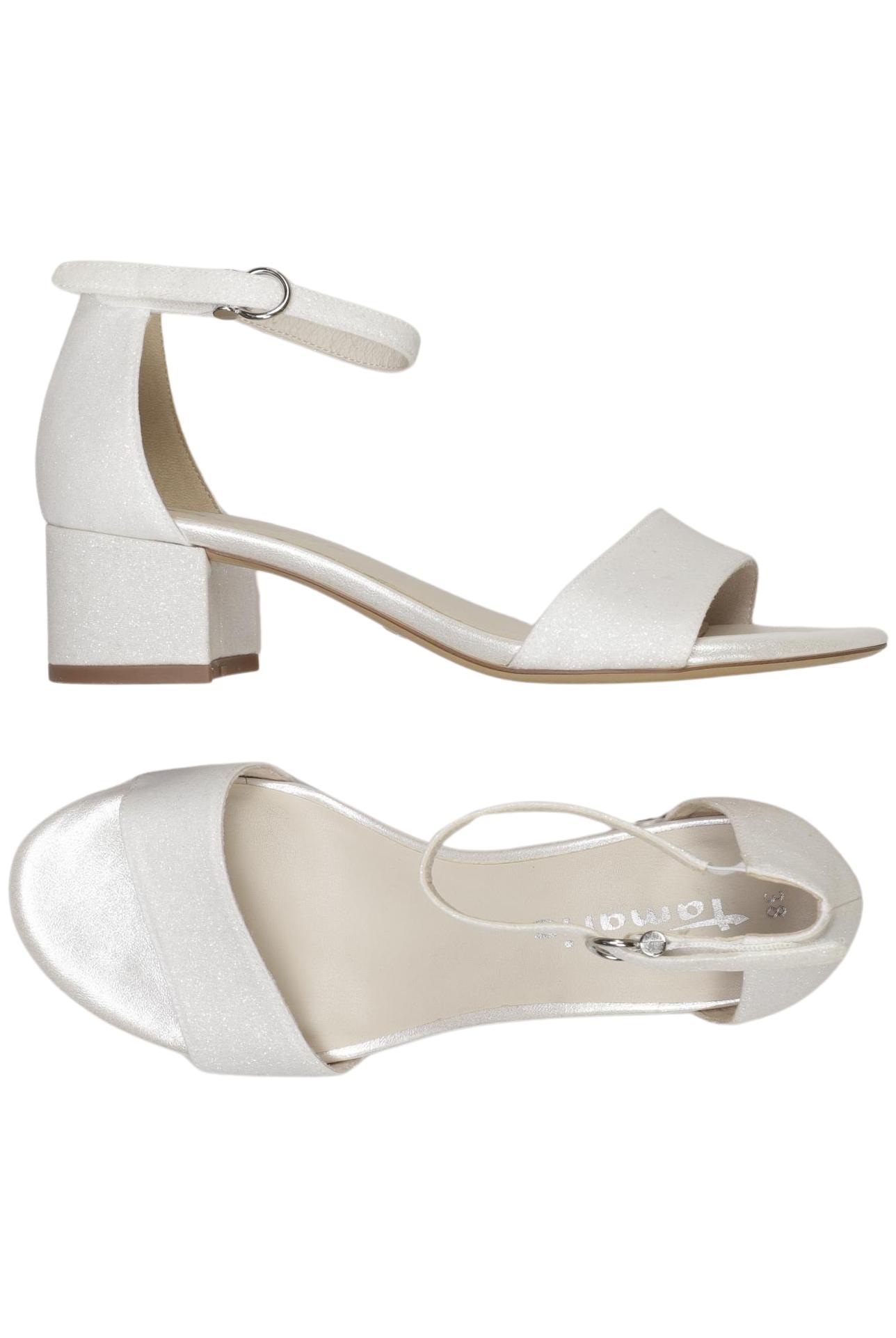 

Tamaris Damen Sandale, weiß, Gr. 38