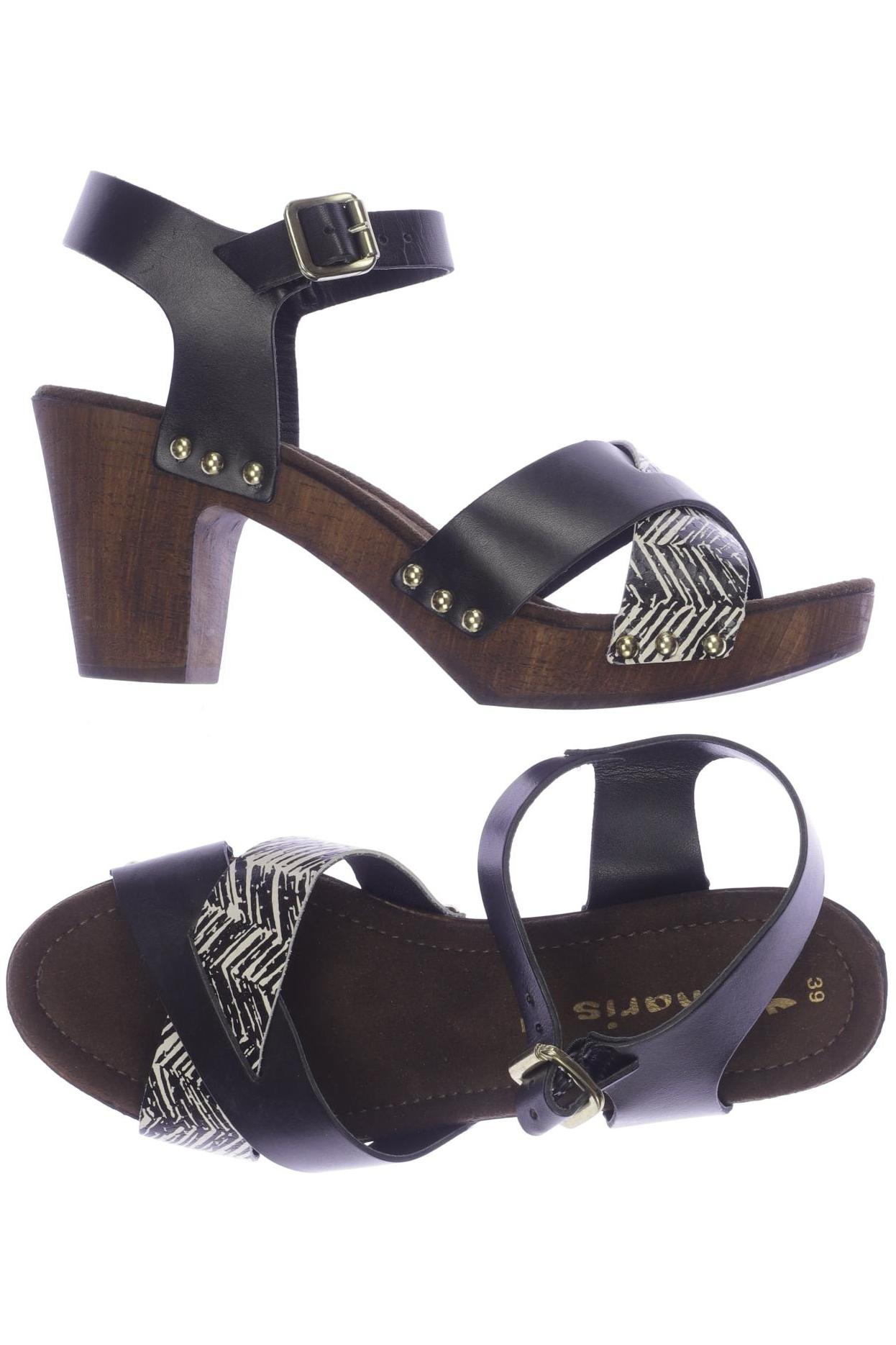 

Tamaris Damen Sandale, schwarz, Gr. 39