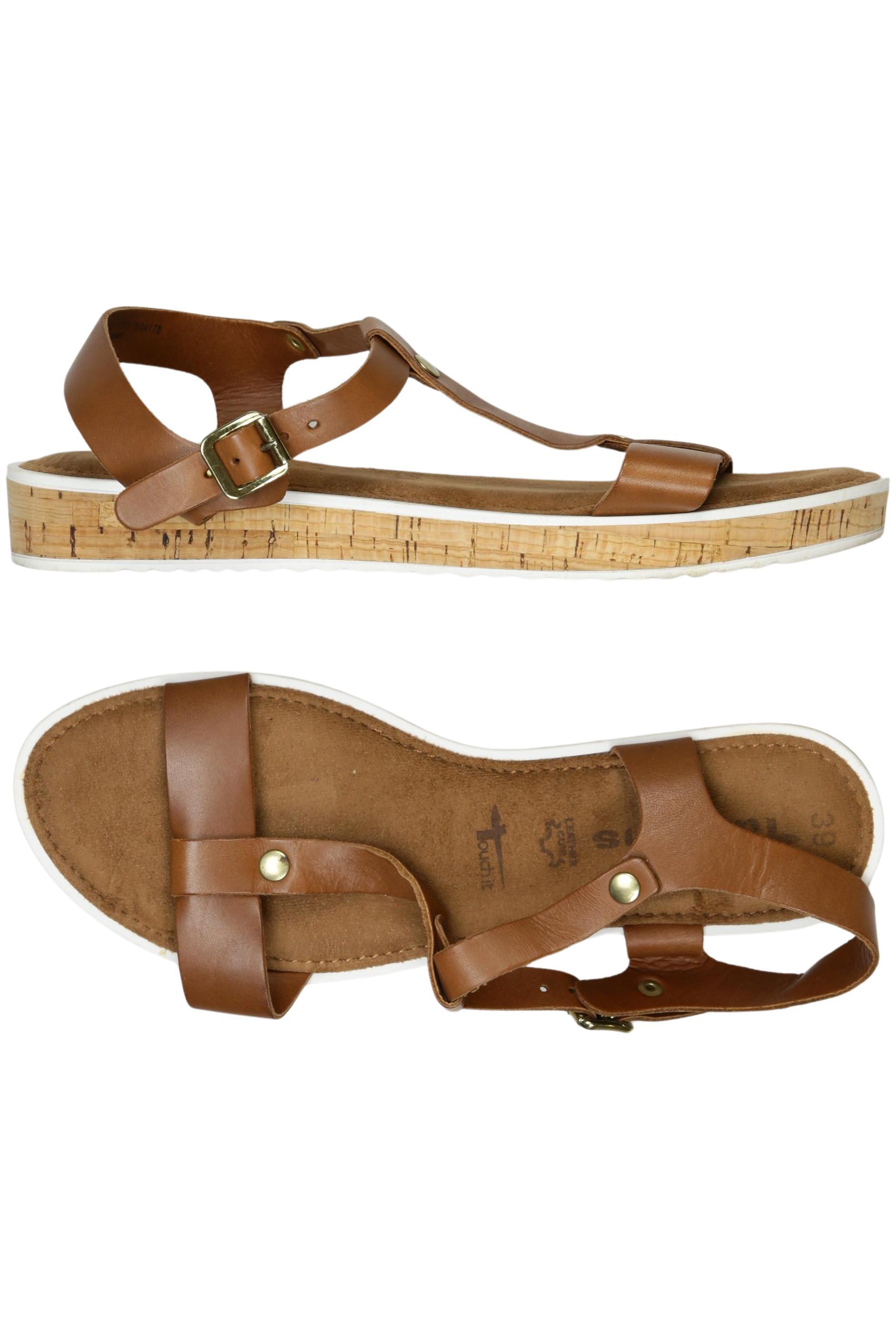 

Tamaris Damen Sandale, braun, Gr. 39