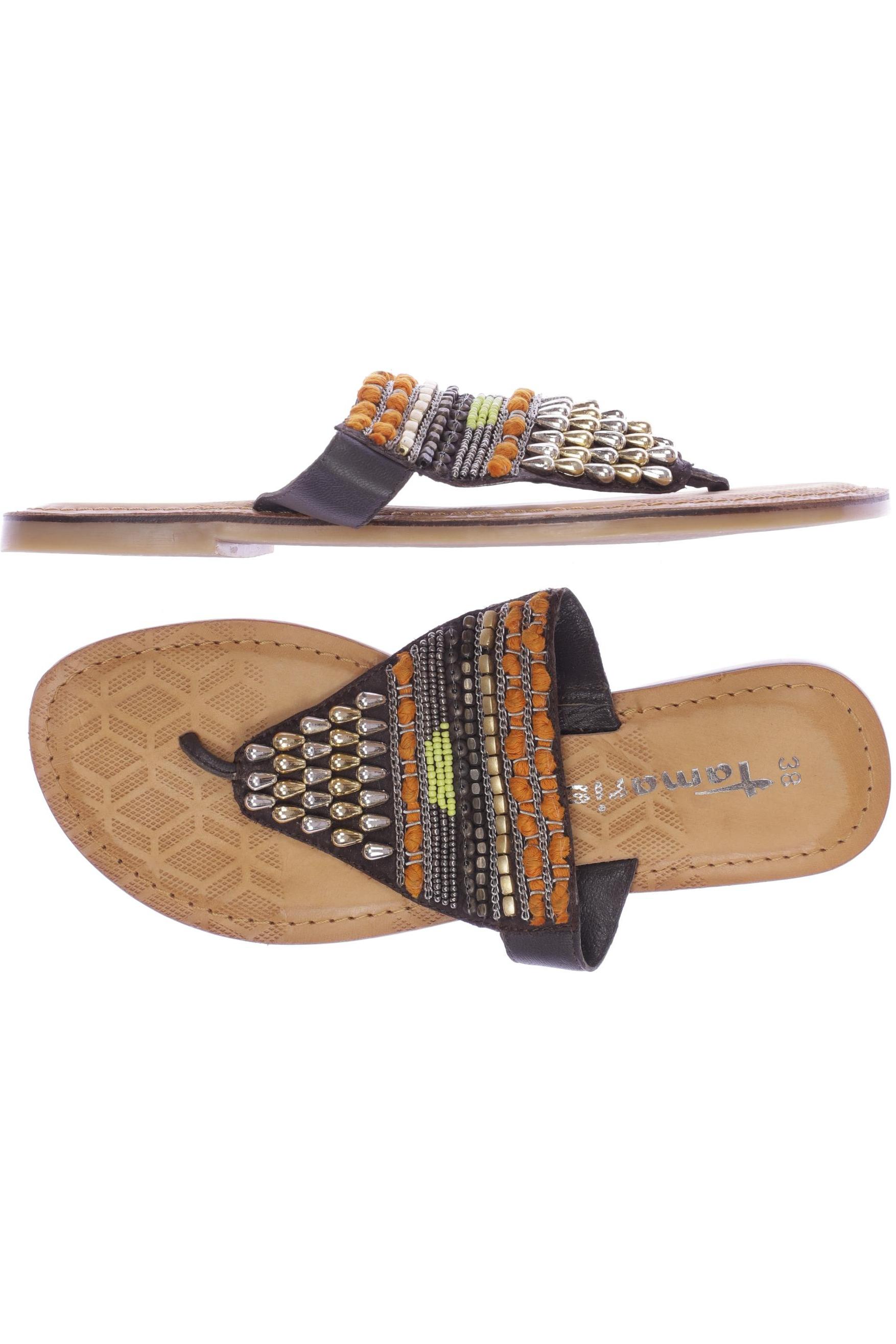 

Tamaris Damen Sandale, braun, Gr. 38