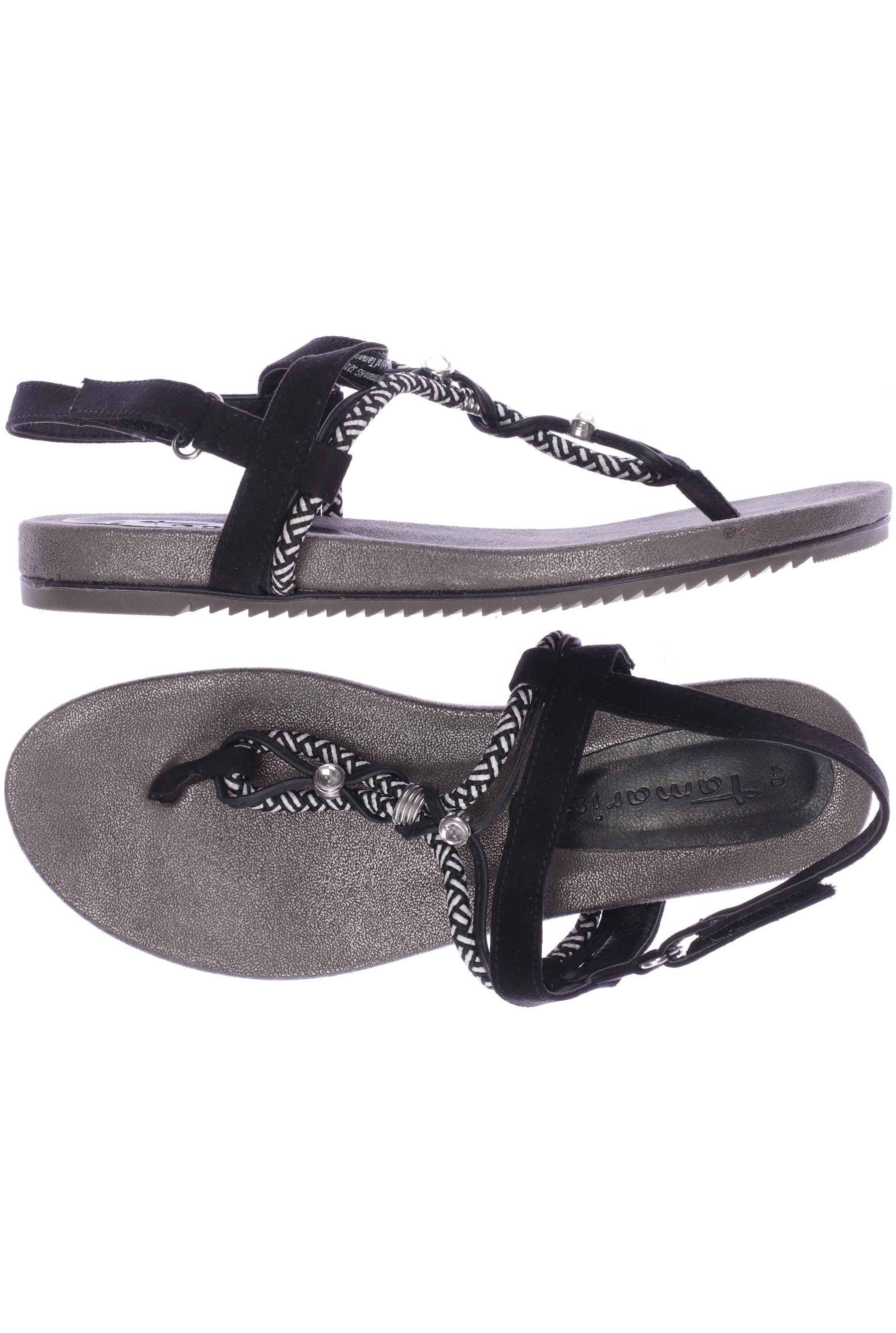

Tamaris Damen Sandale, schwarz, Gr. 40
