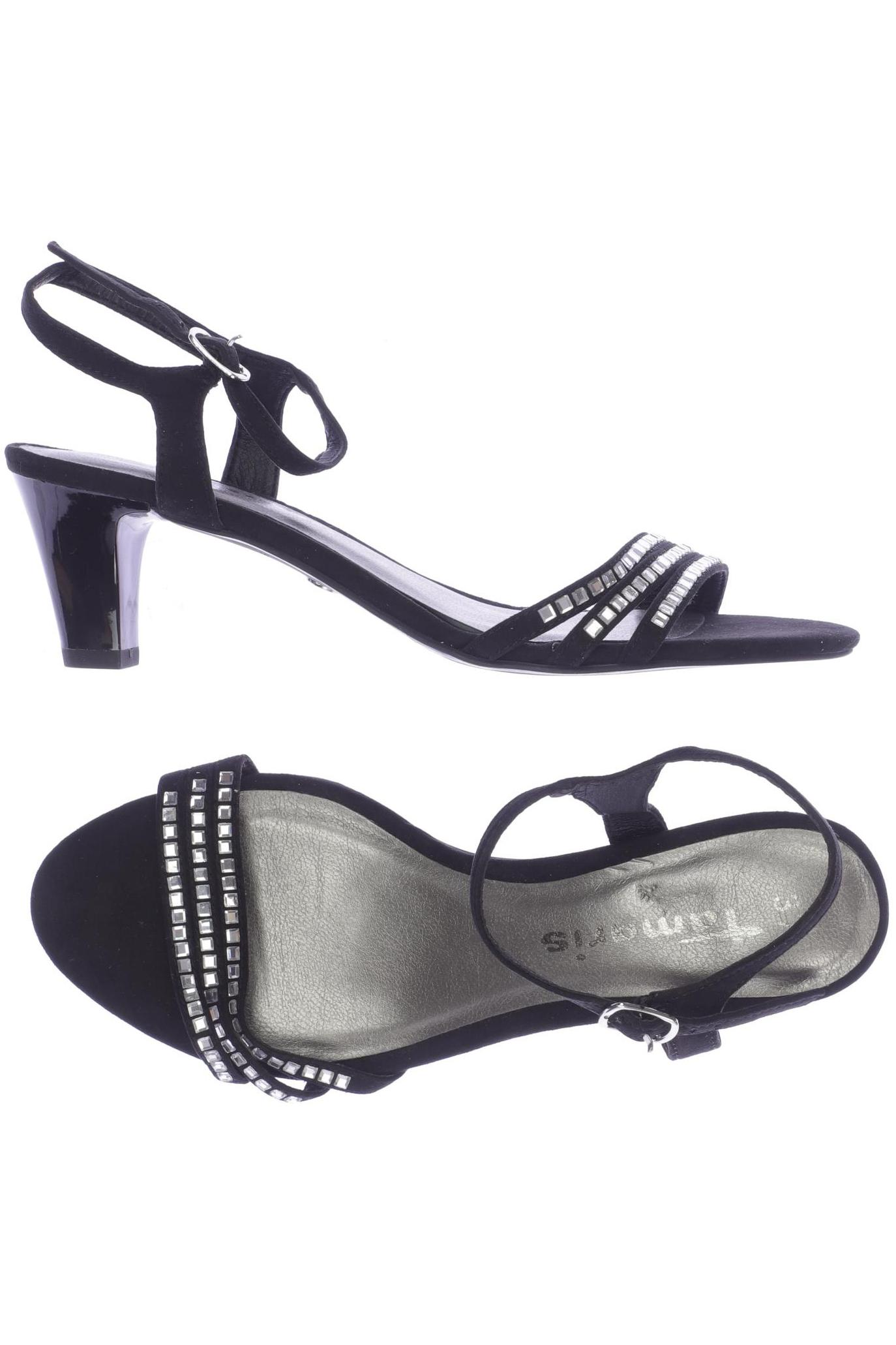 

Tamaris Damen Sandale, schwarz, Gr. 37