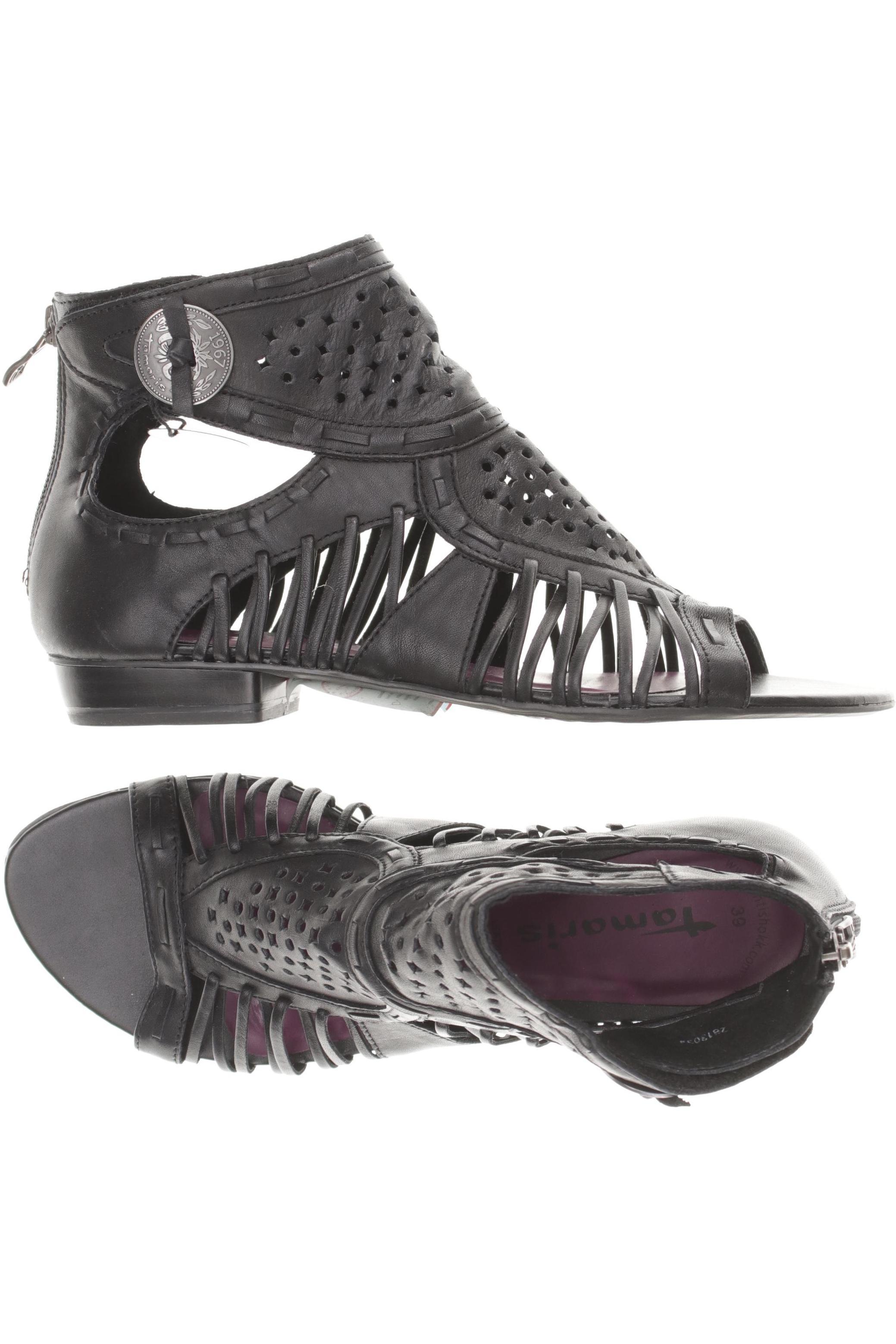 

Tamaris Damen Sandale, schwarz, Gr. 39
