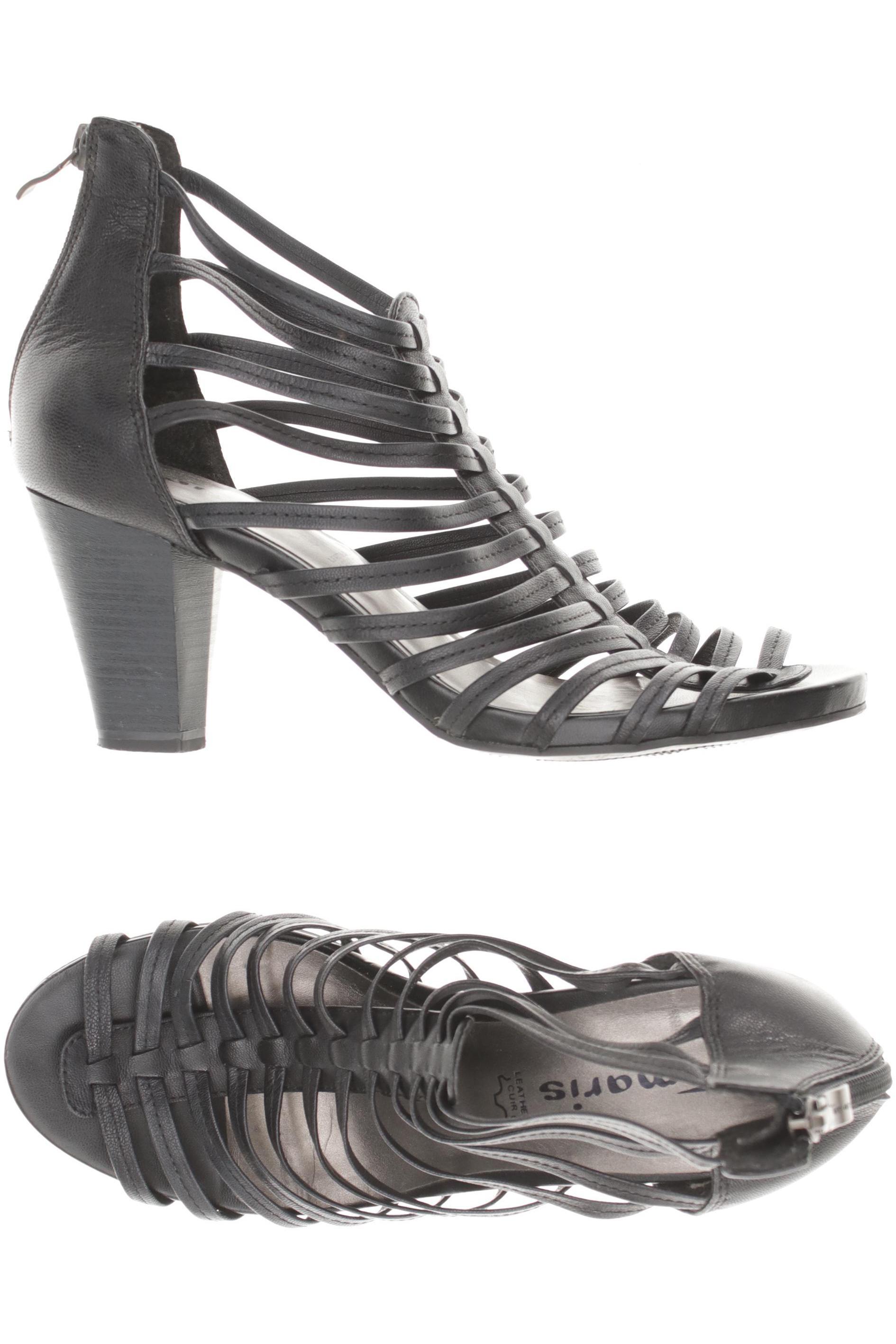

Tamaris Damen Sandale, schwarz, Gr. 39