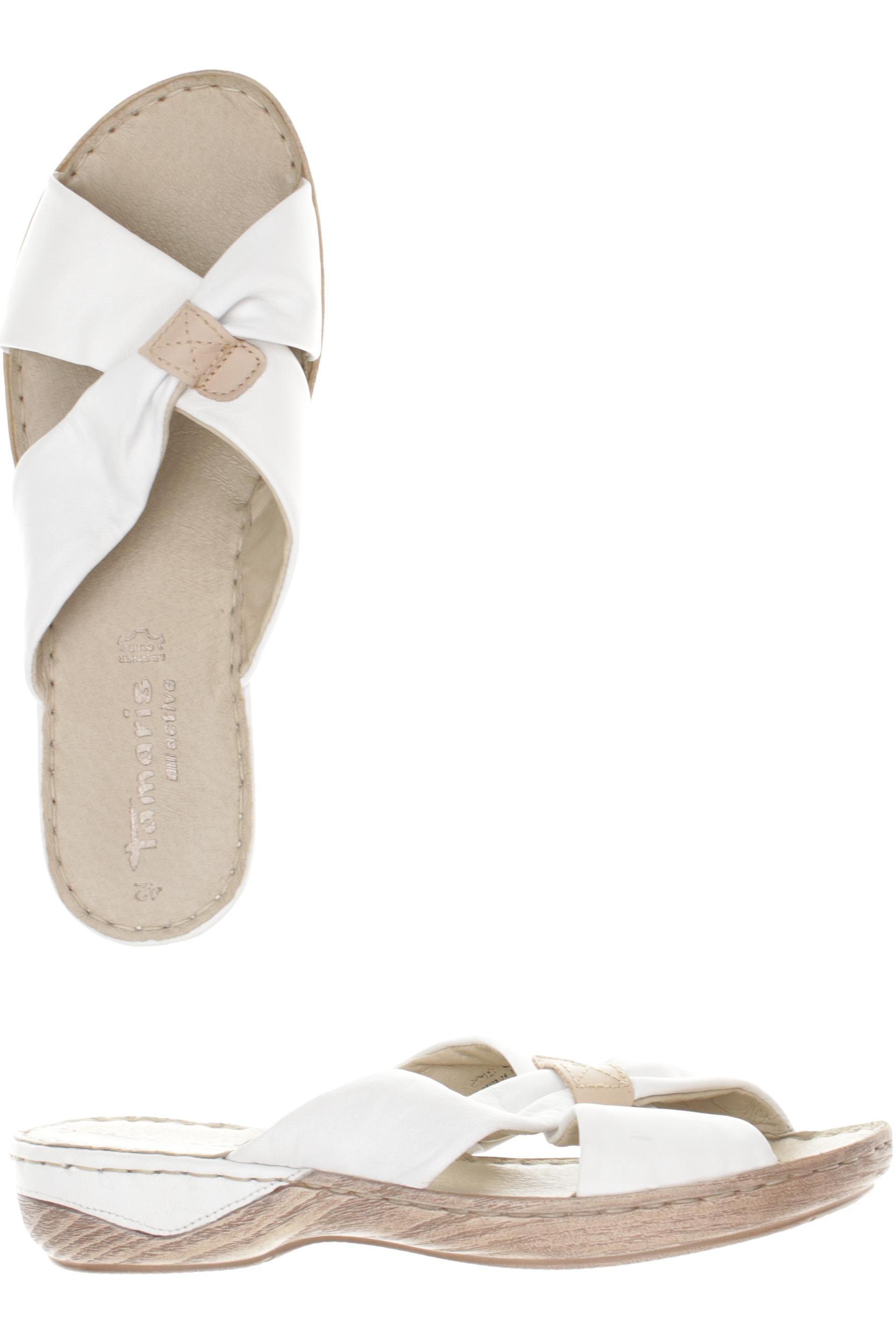 

Tamaris Damen Sandale, weiß, Gr. 42