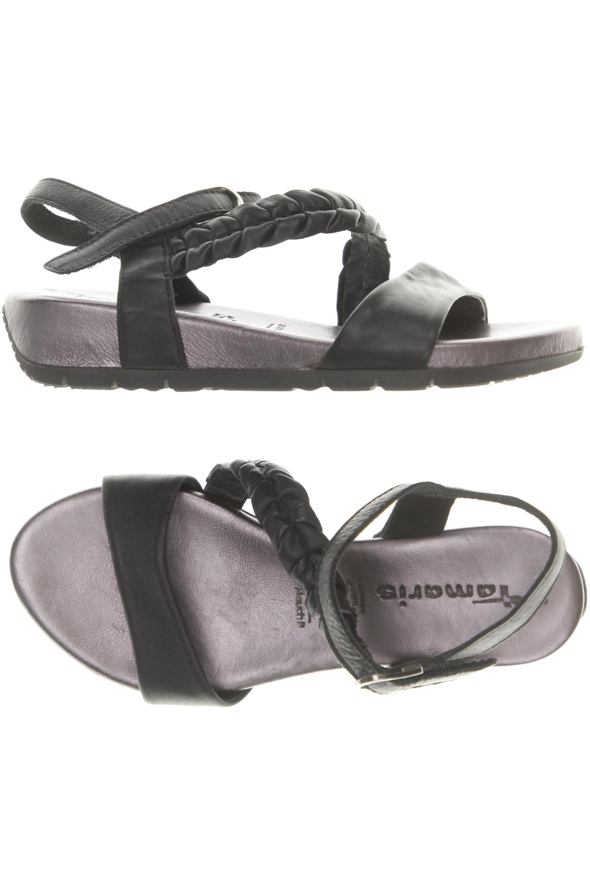 

Tamaris Damen Sandale, schwarz, Gr. 38