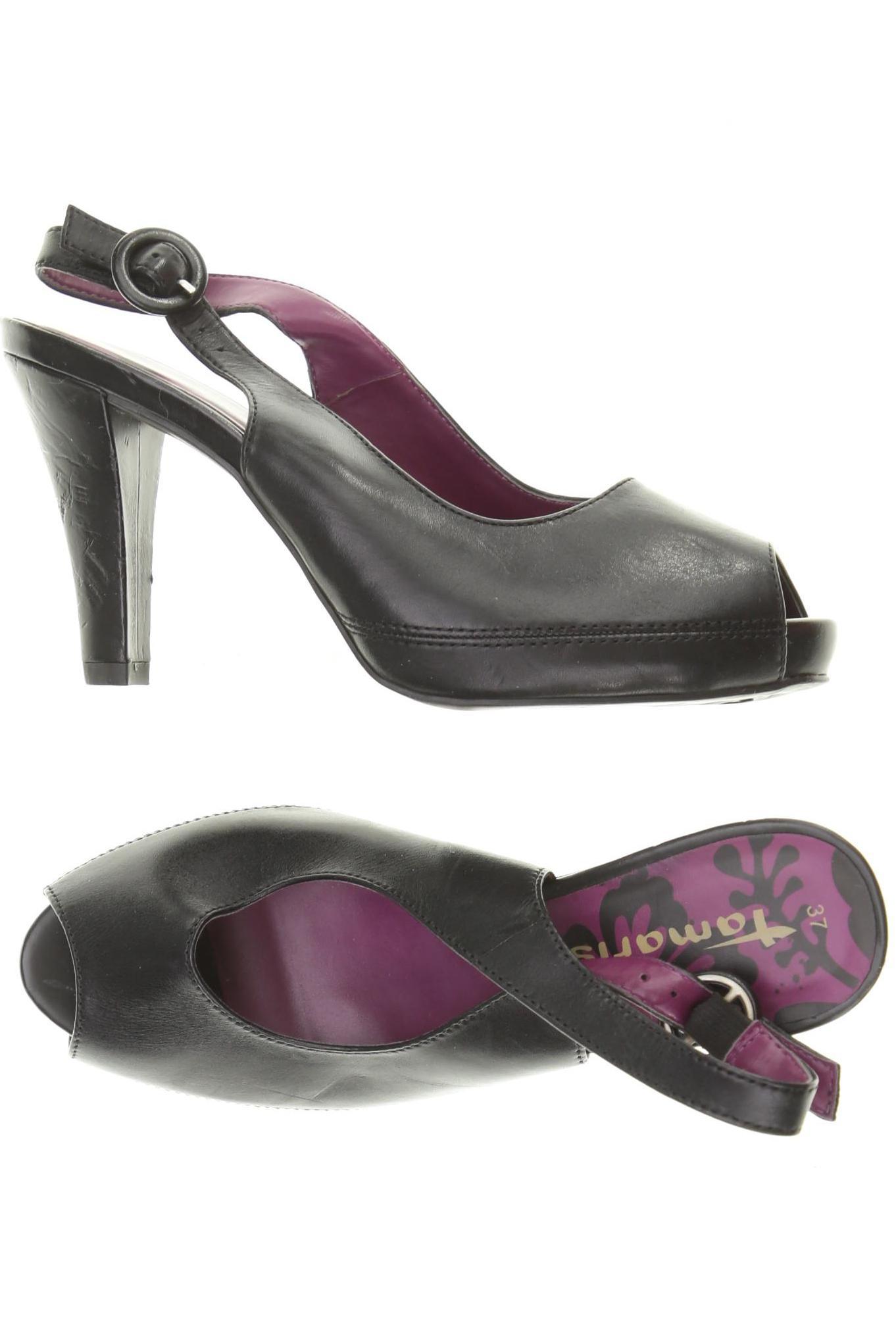 

Tamaris Damen Sandale, schwarz, Gr. 37