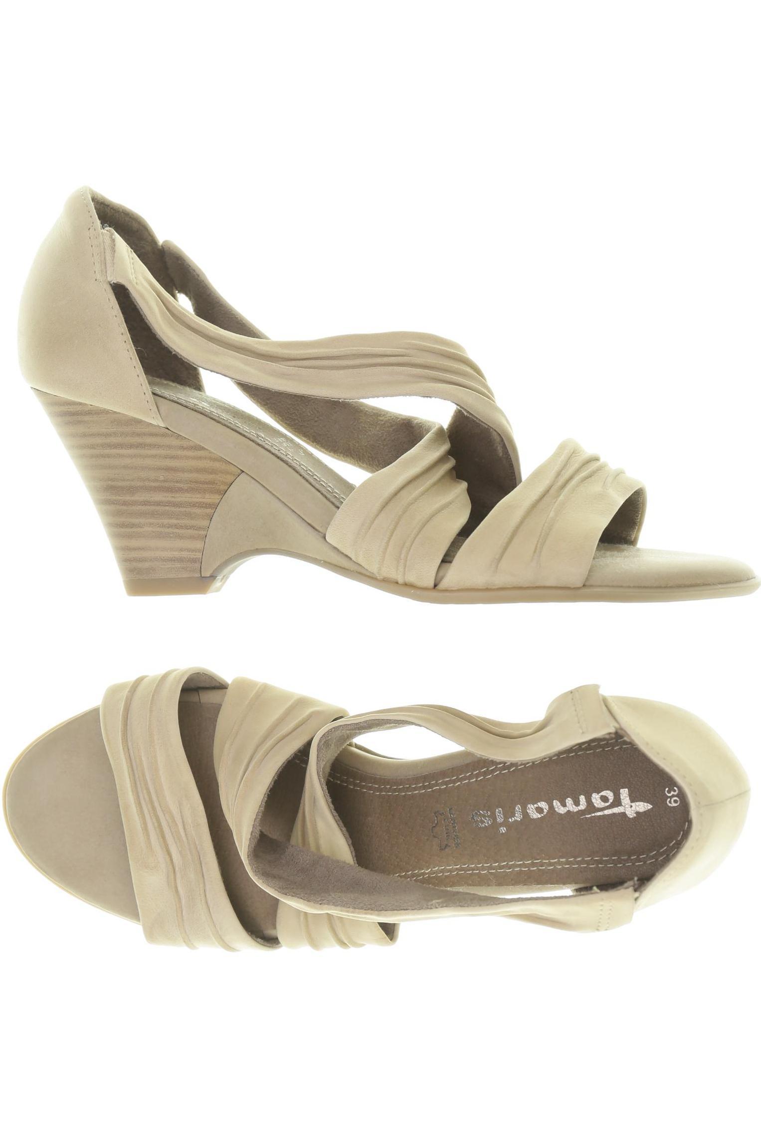 

Tamaris Damen Sandale, beige, Gr. 39