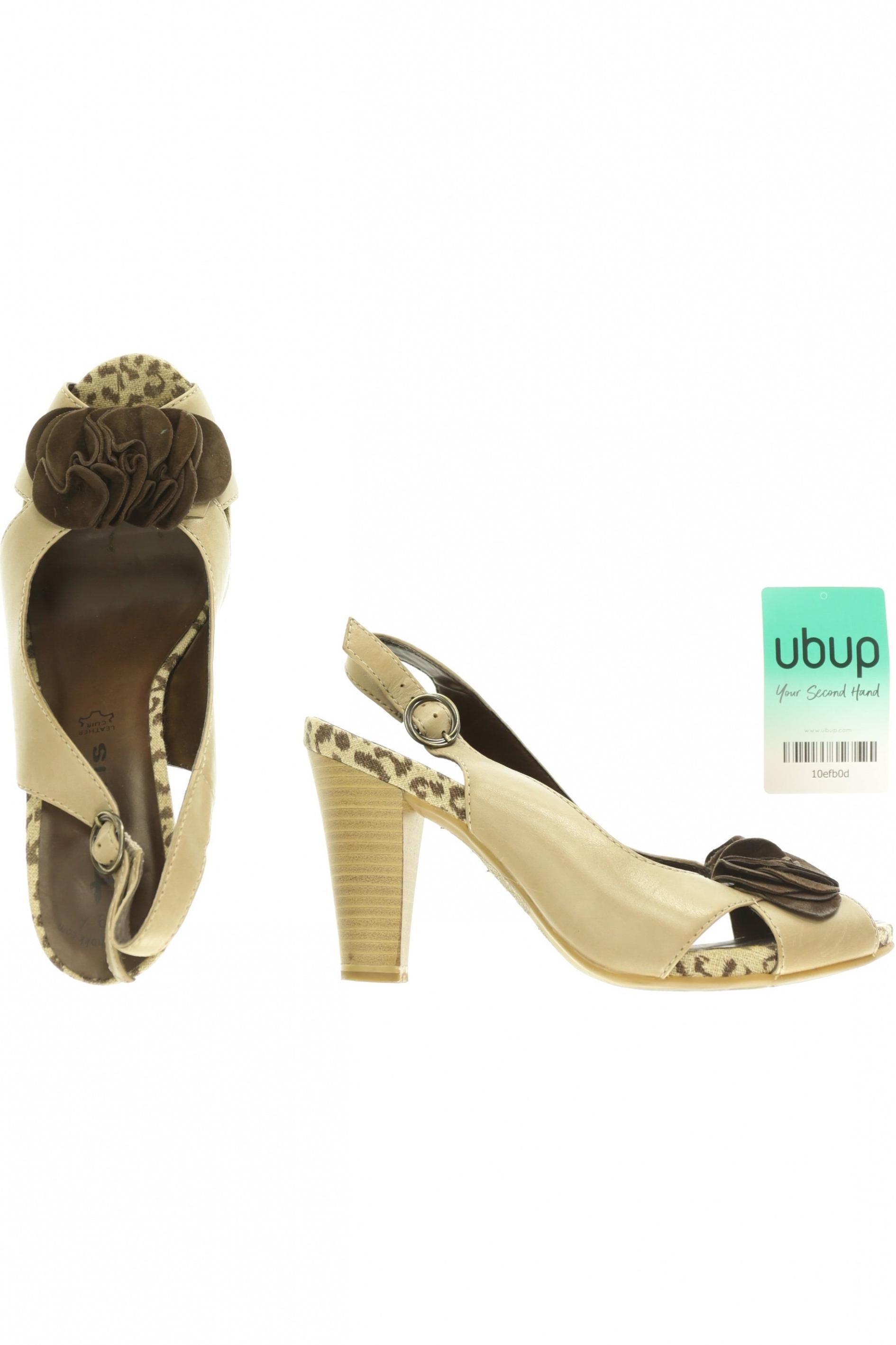 

Tamaris Damen Sandale, beige, Gr. 39