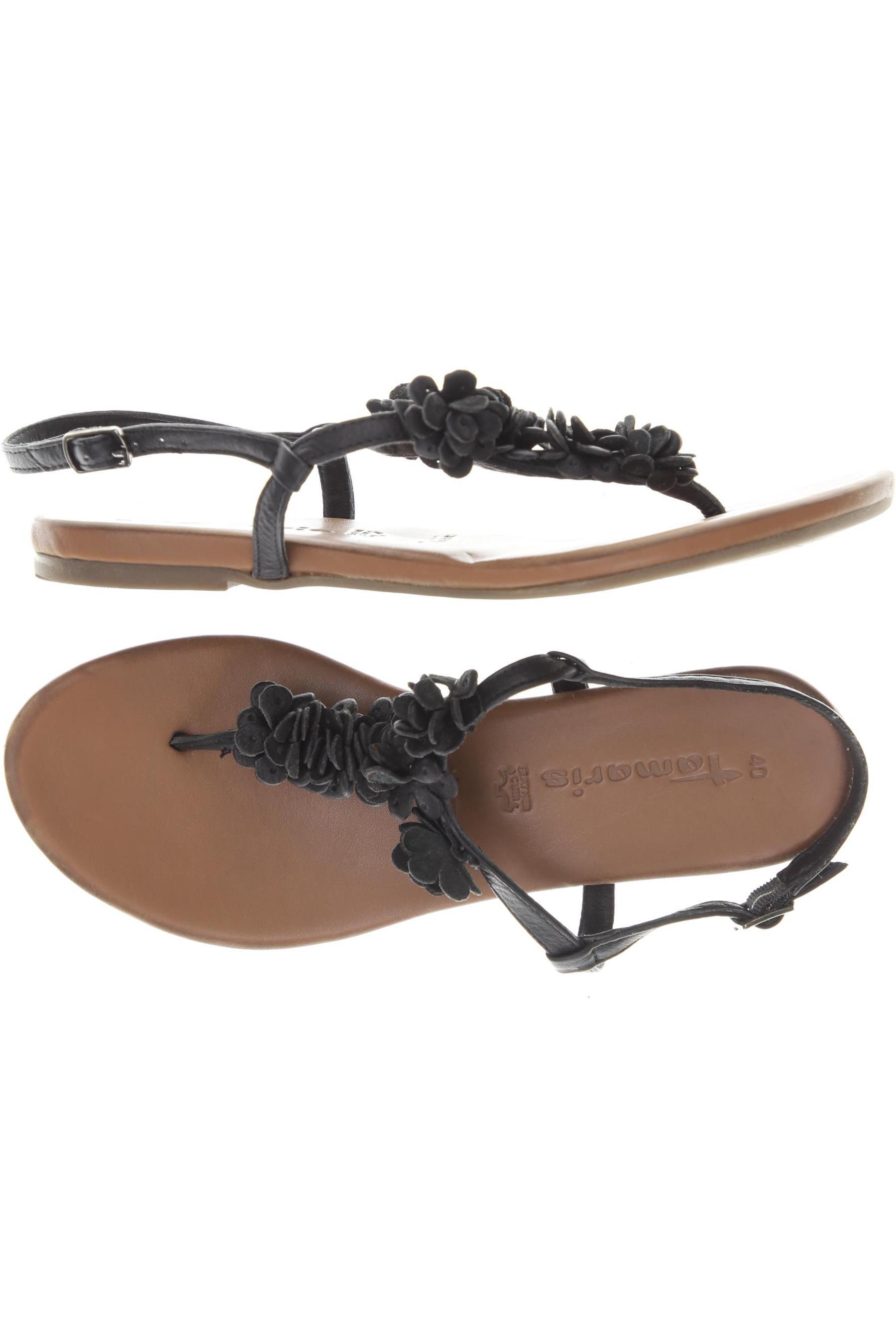 

Tamaris Damen Sandale, schwarz, Gr. 40