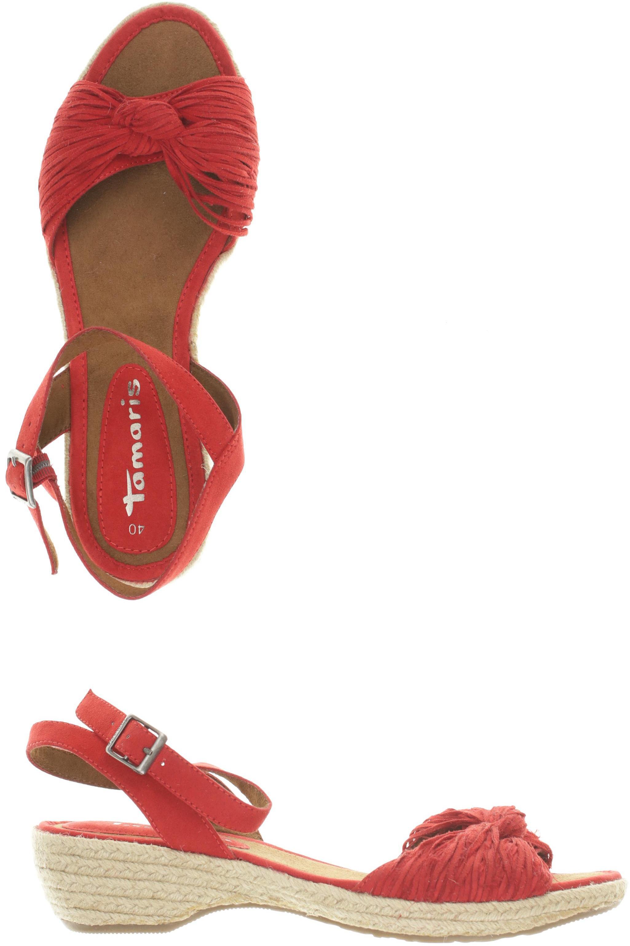 

Tamaris Damen Sandale, rot, Gr. 40