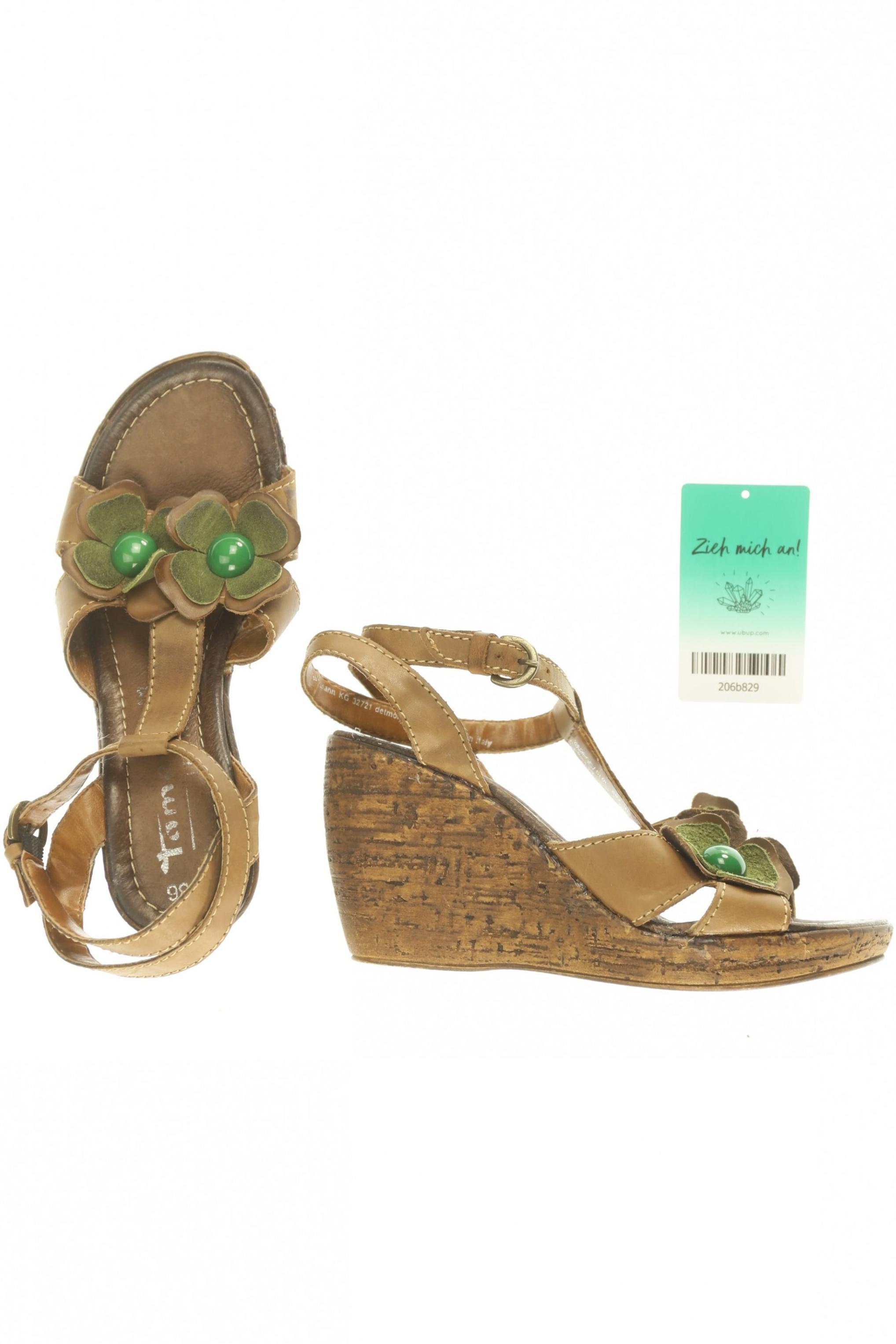 

Tamaris Damen Sandale, braun, Gr. 36