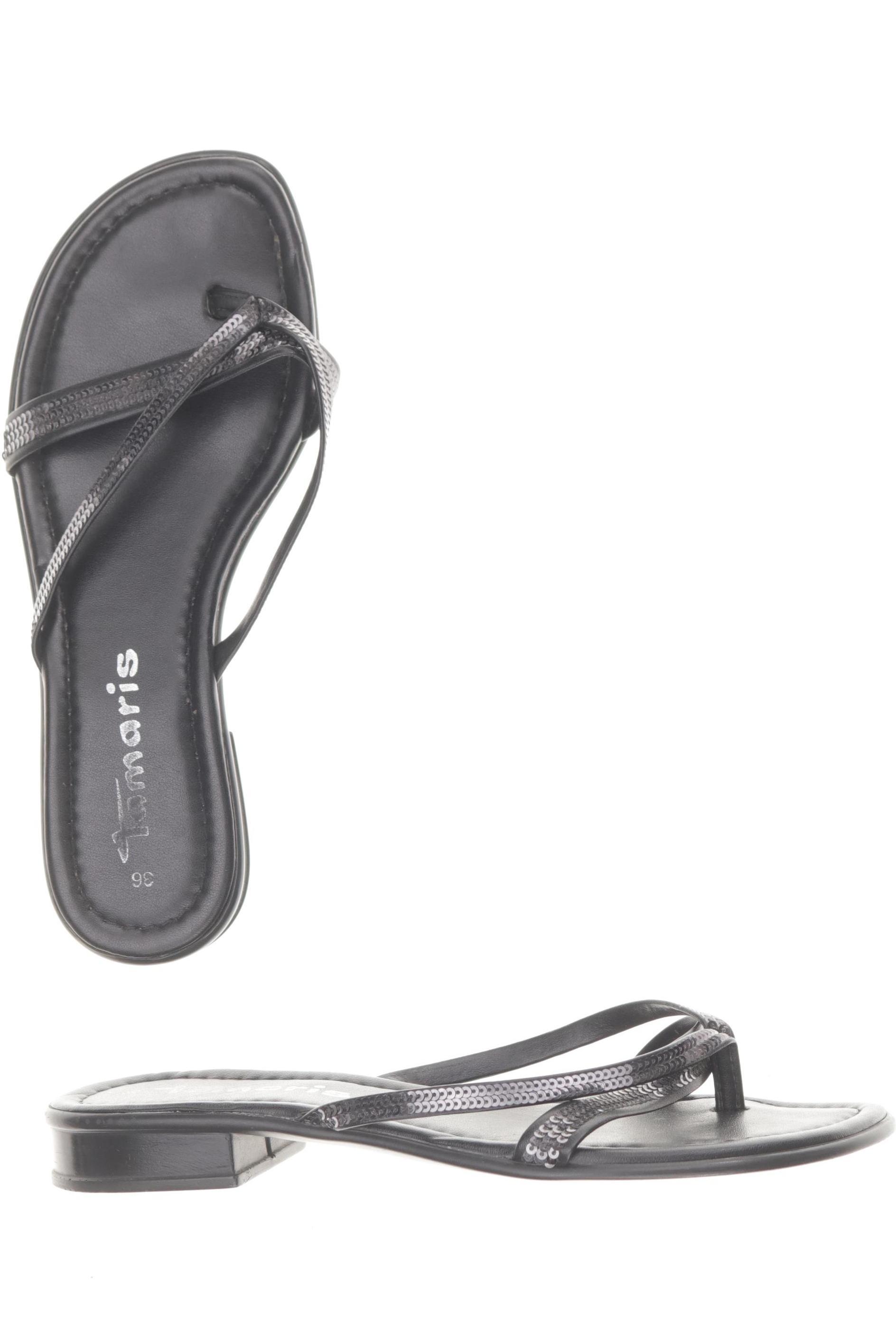 

Tamaris Damen Sandale, schwarz, Gr. 38