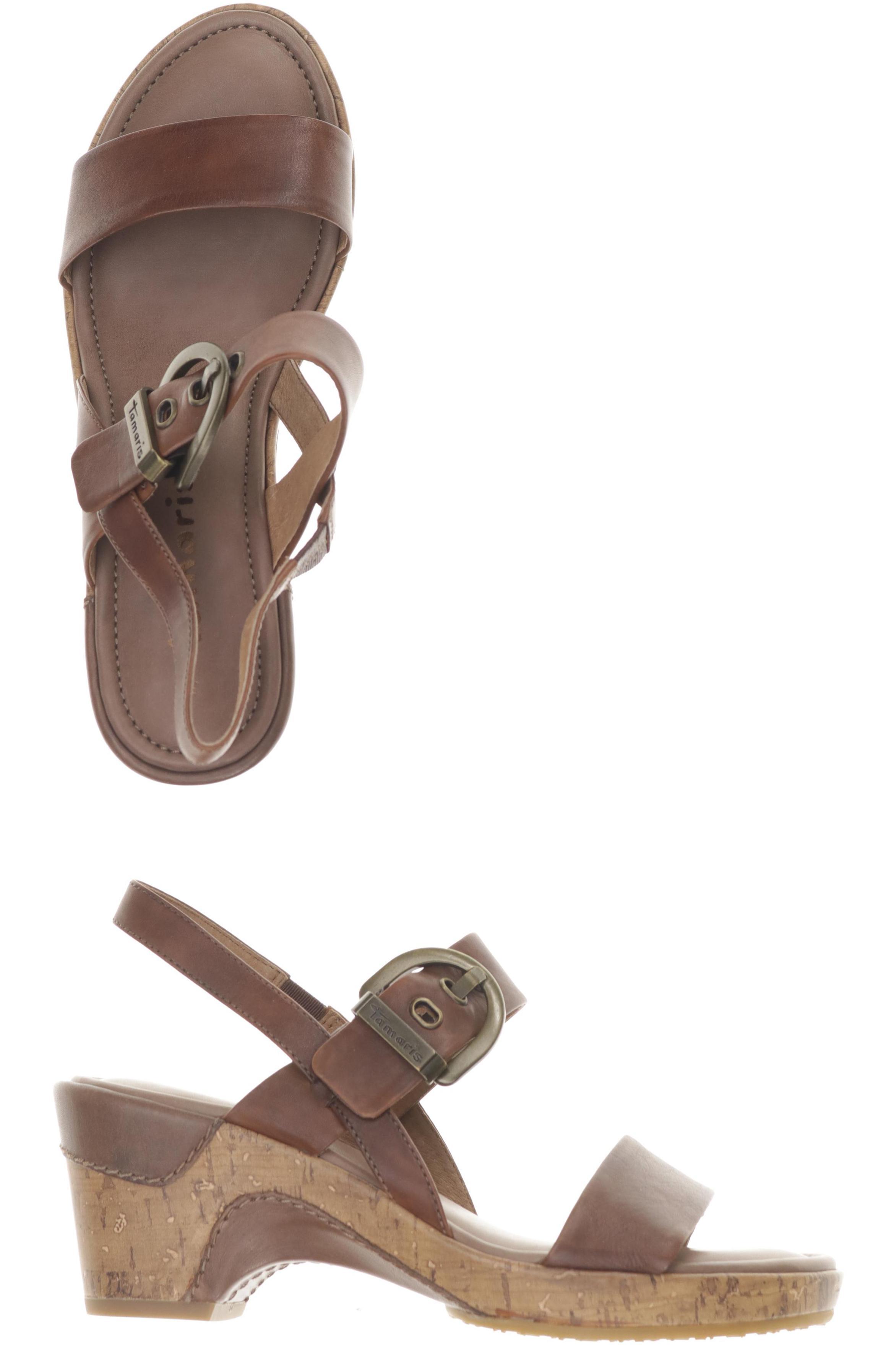 

Tamaris Damen Sandale, braun, Gr. 37