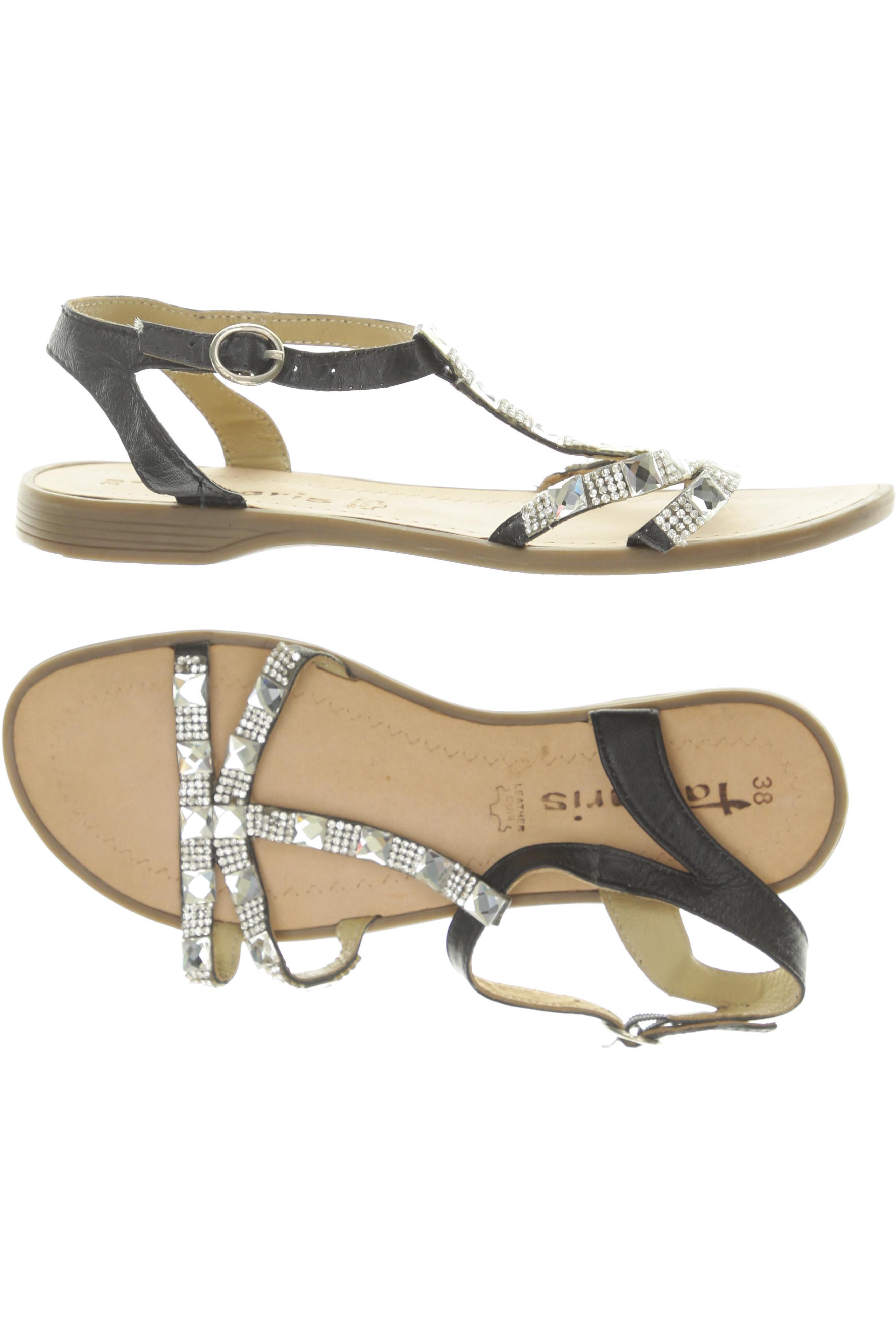 

Tamaris Damen Sandale, schwarz, Gr. 38