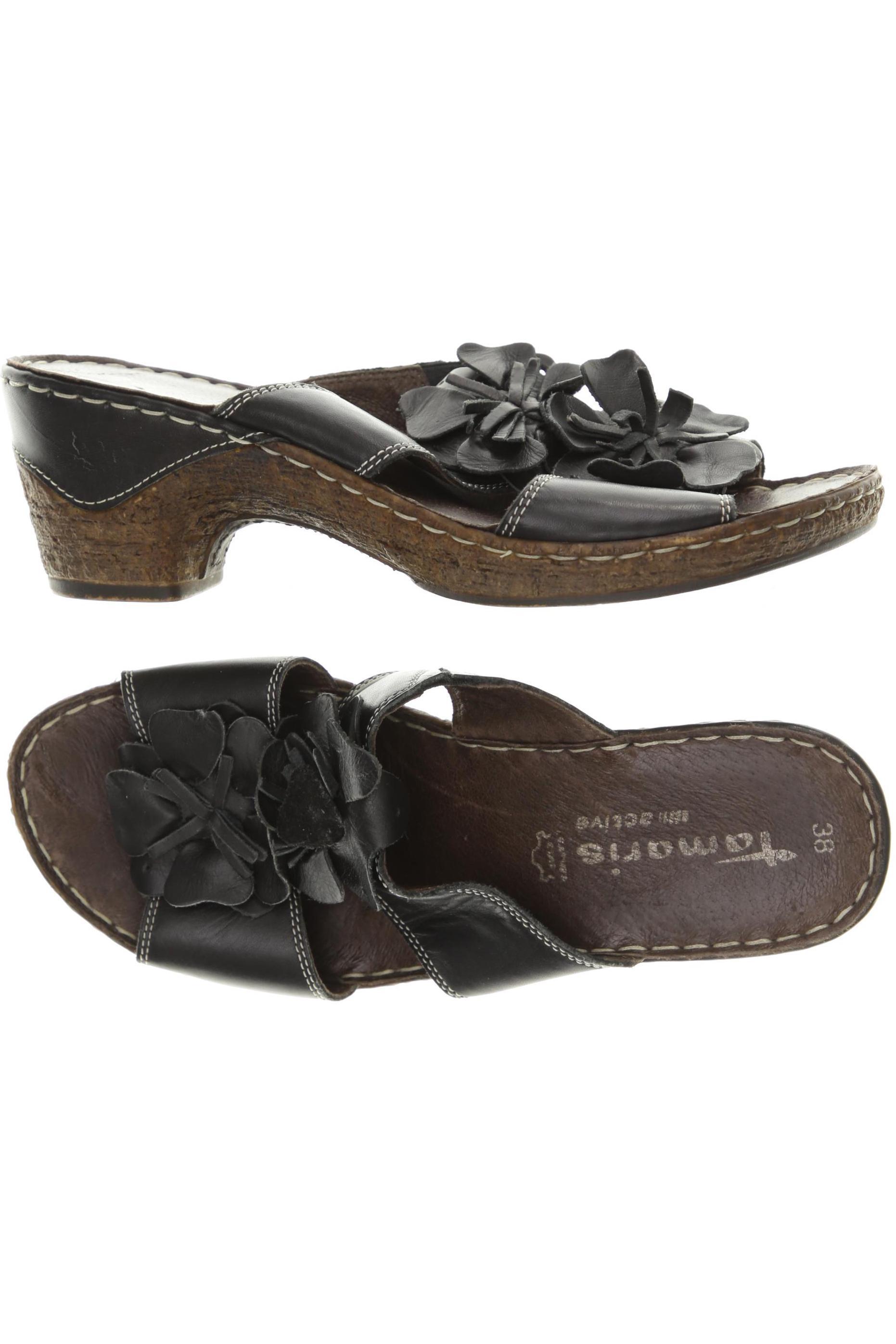 

Tamaris Damen Sandale, schwarz, Gr. 38