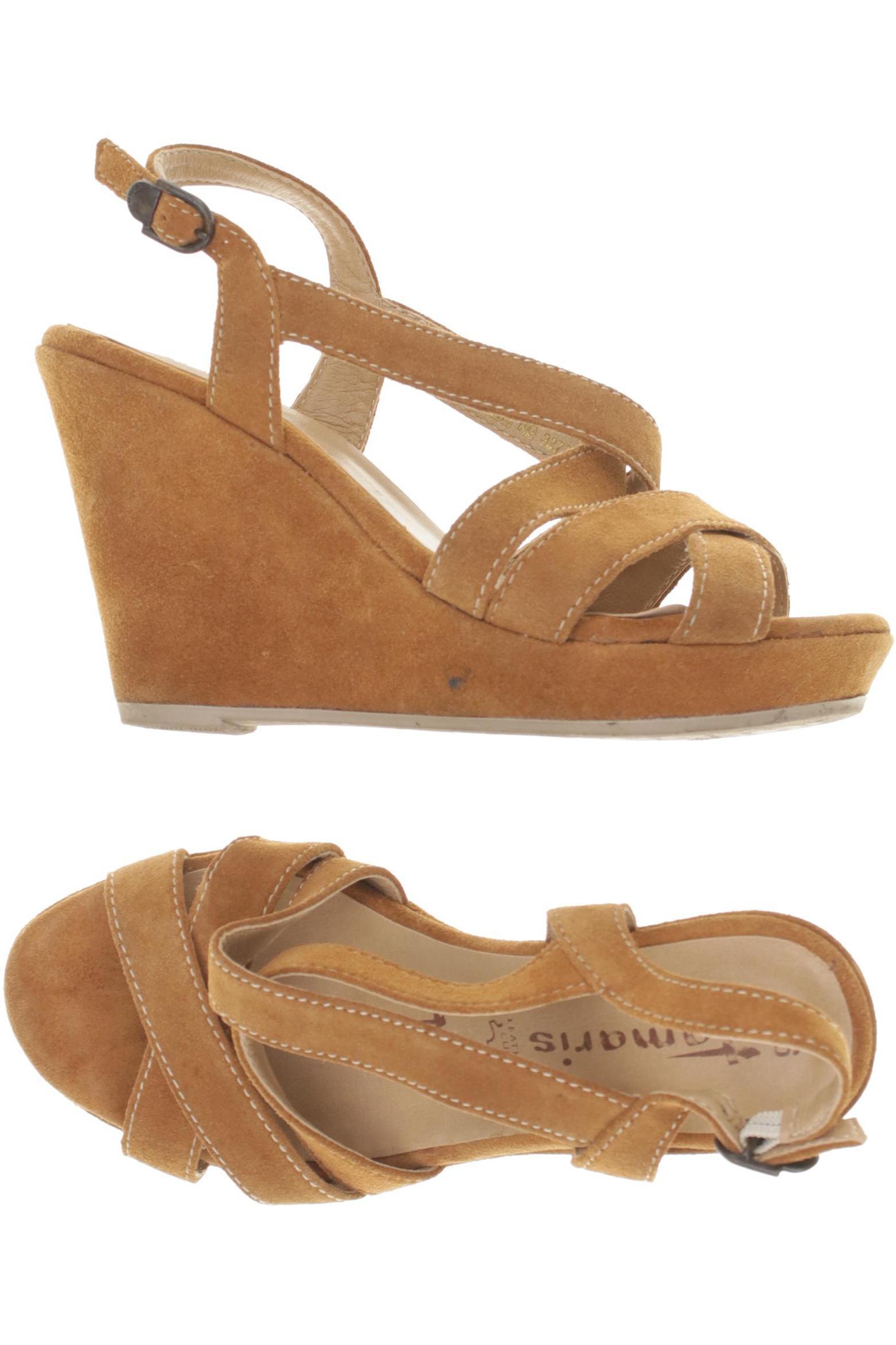 

Tamaris Damen Sandale, braun, Gr. 36