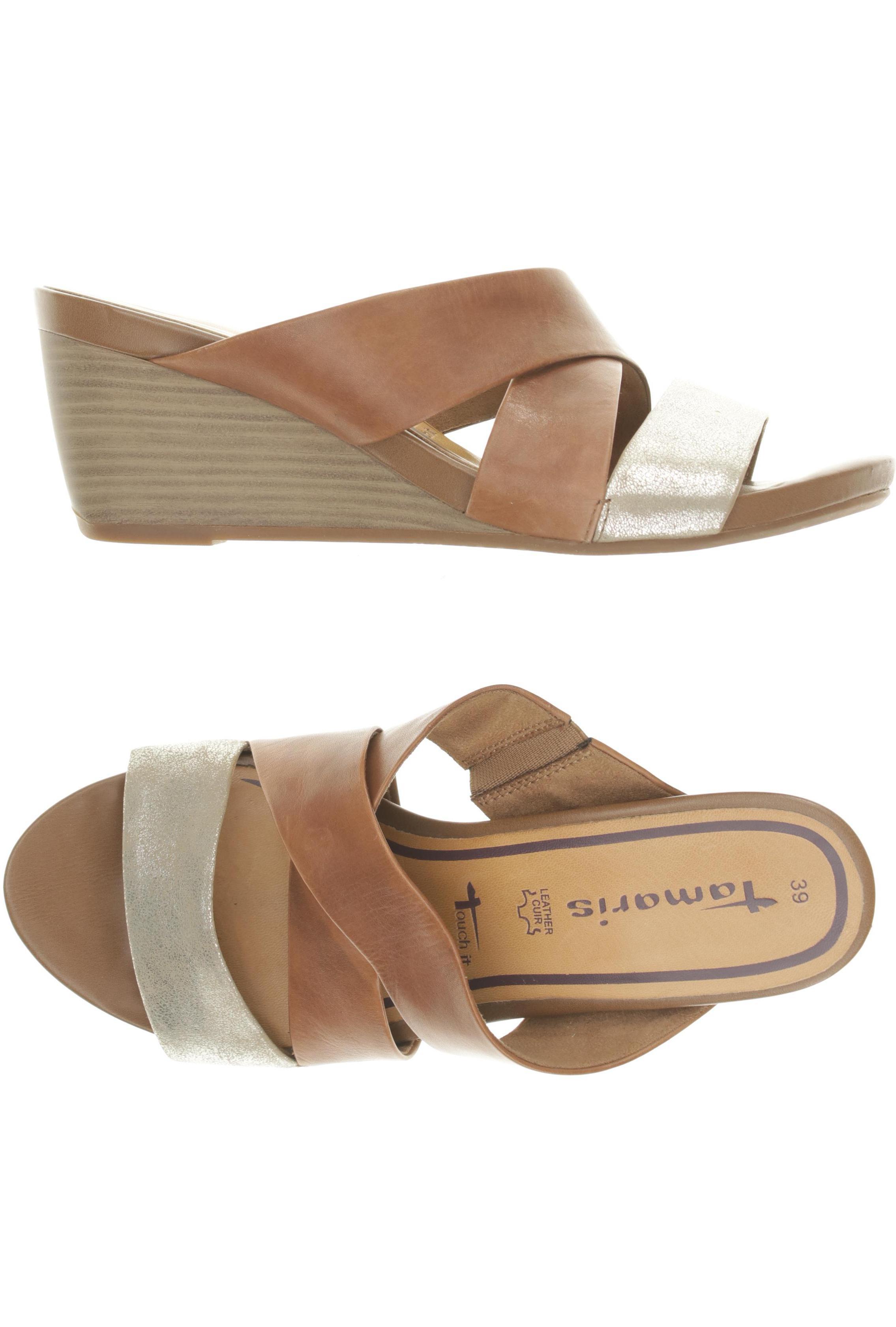 

Tamaris Damen Sandale, braun, Gr. 39