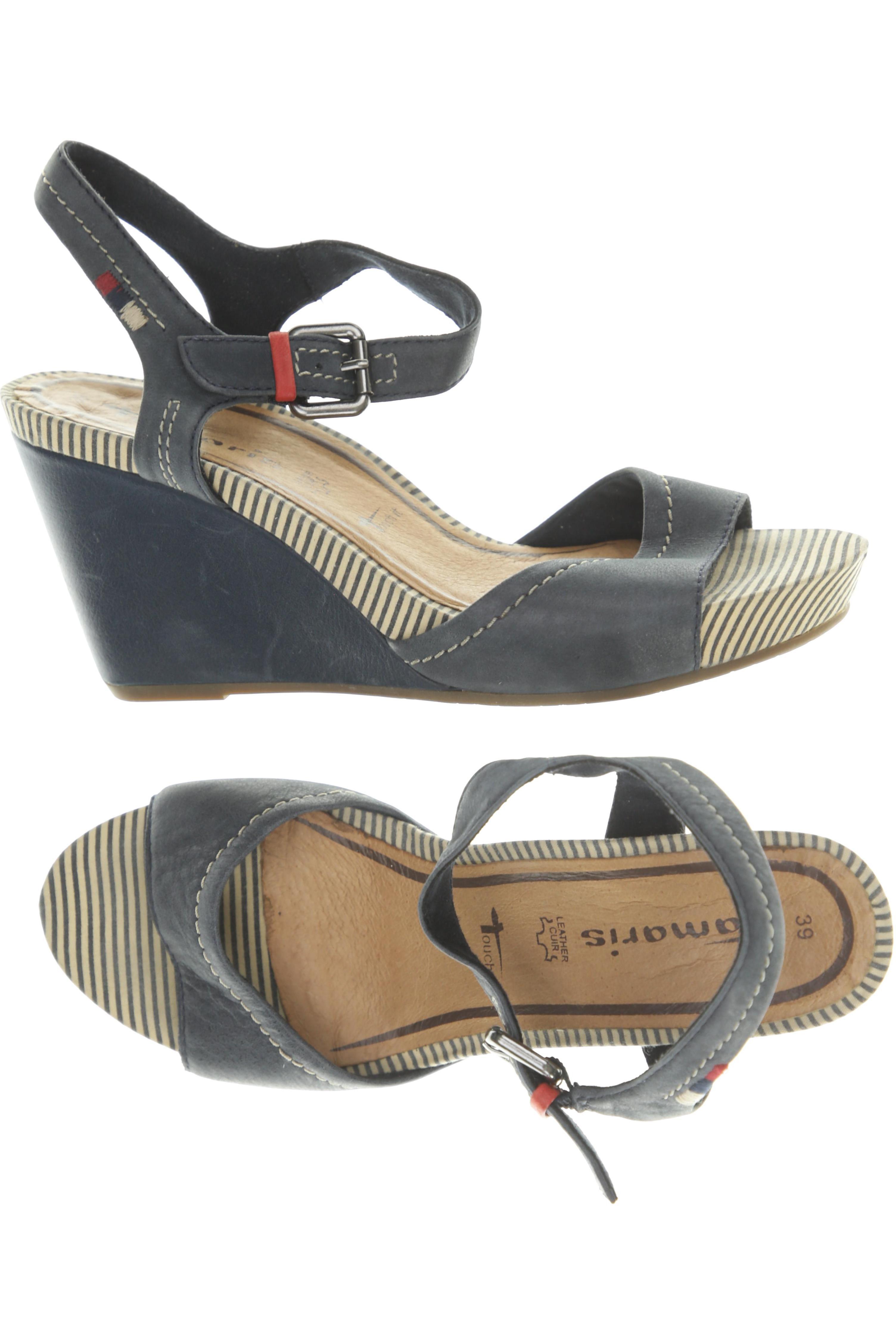 

Tamaris Damen Sandale, blau, Gr. 39