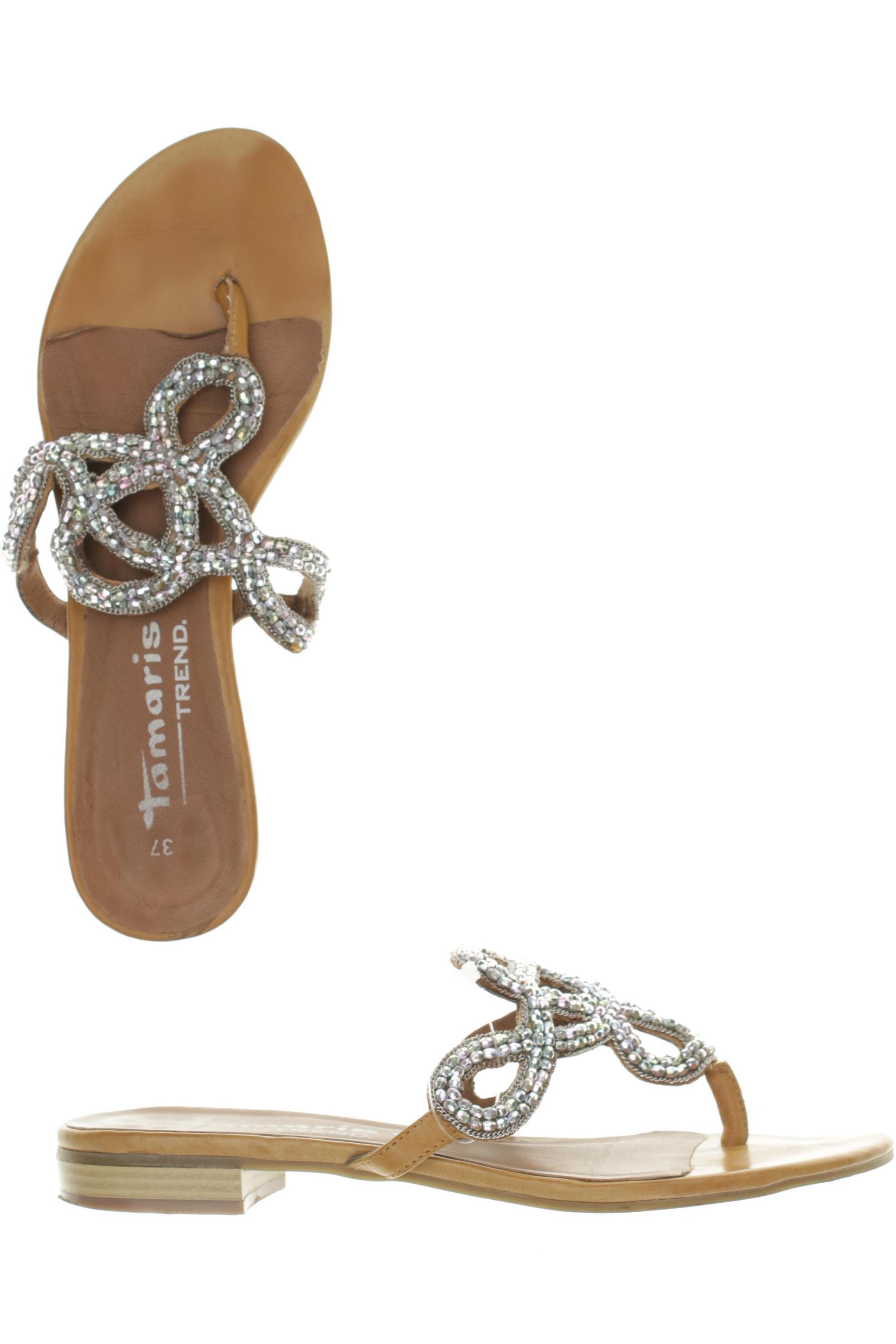 

Tamaris Damen Sandale, silber, Gr. 37