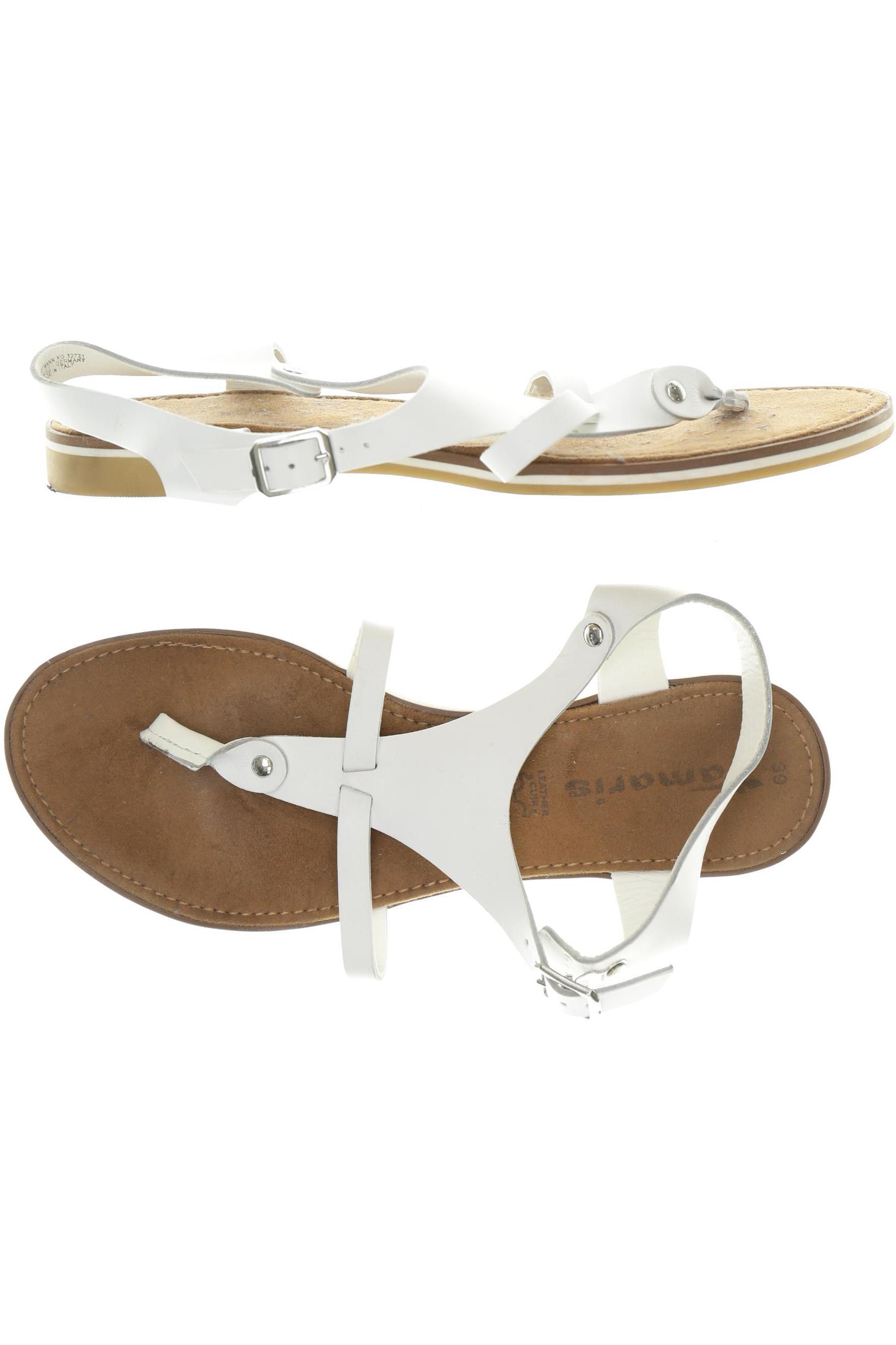 

Tamaris Damen Sandale, weiß, Gr. 39