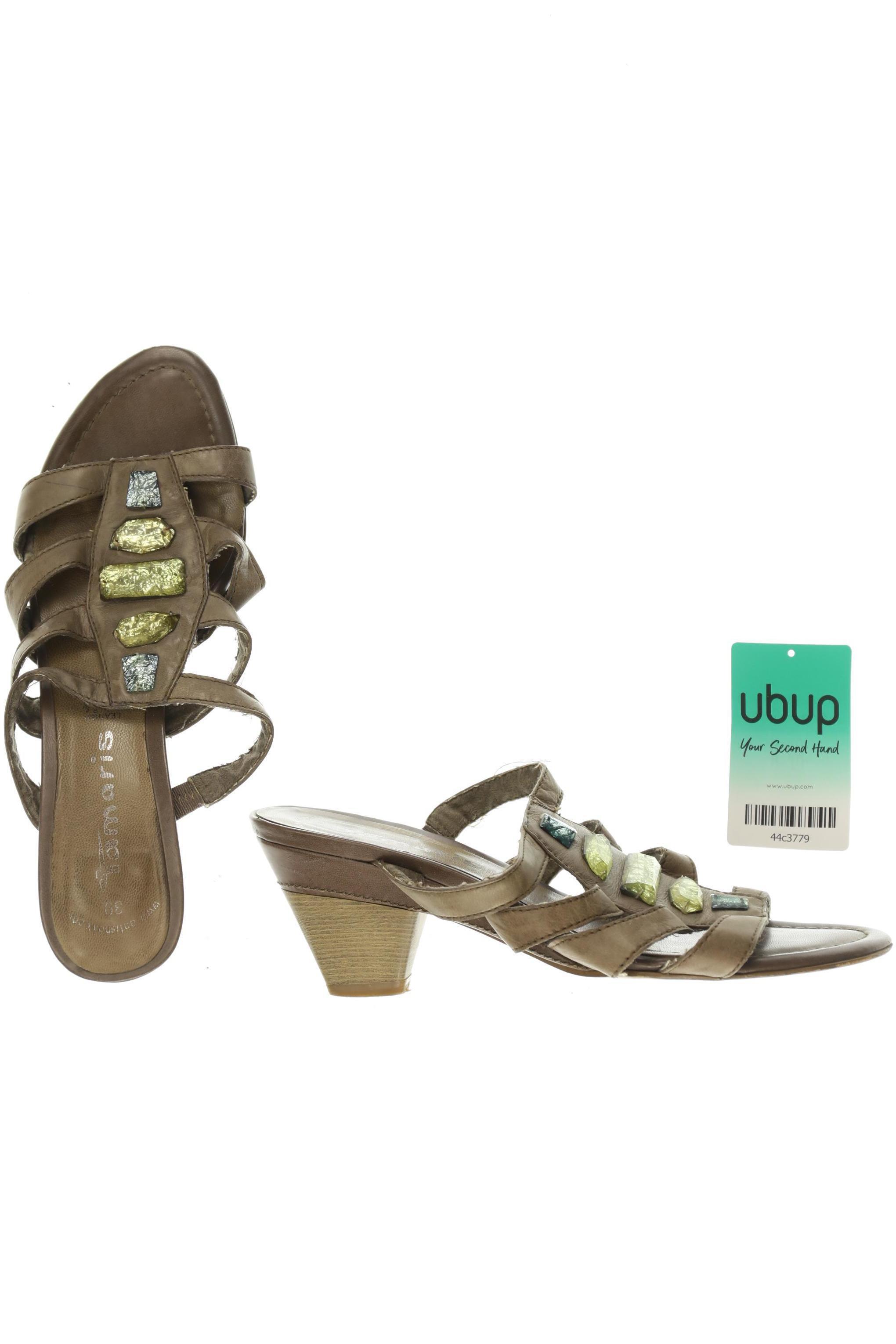 

Tamaris Damen Sandale, braun, Gr. 39