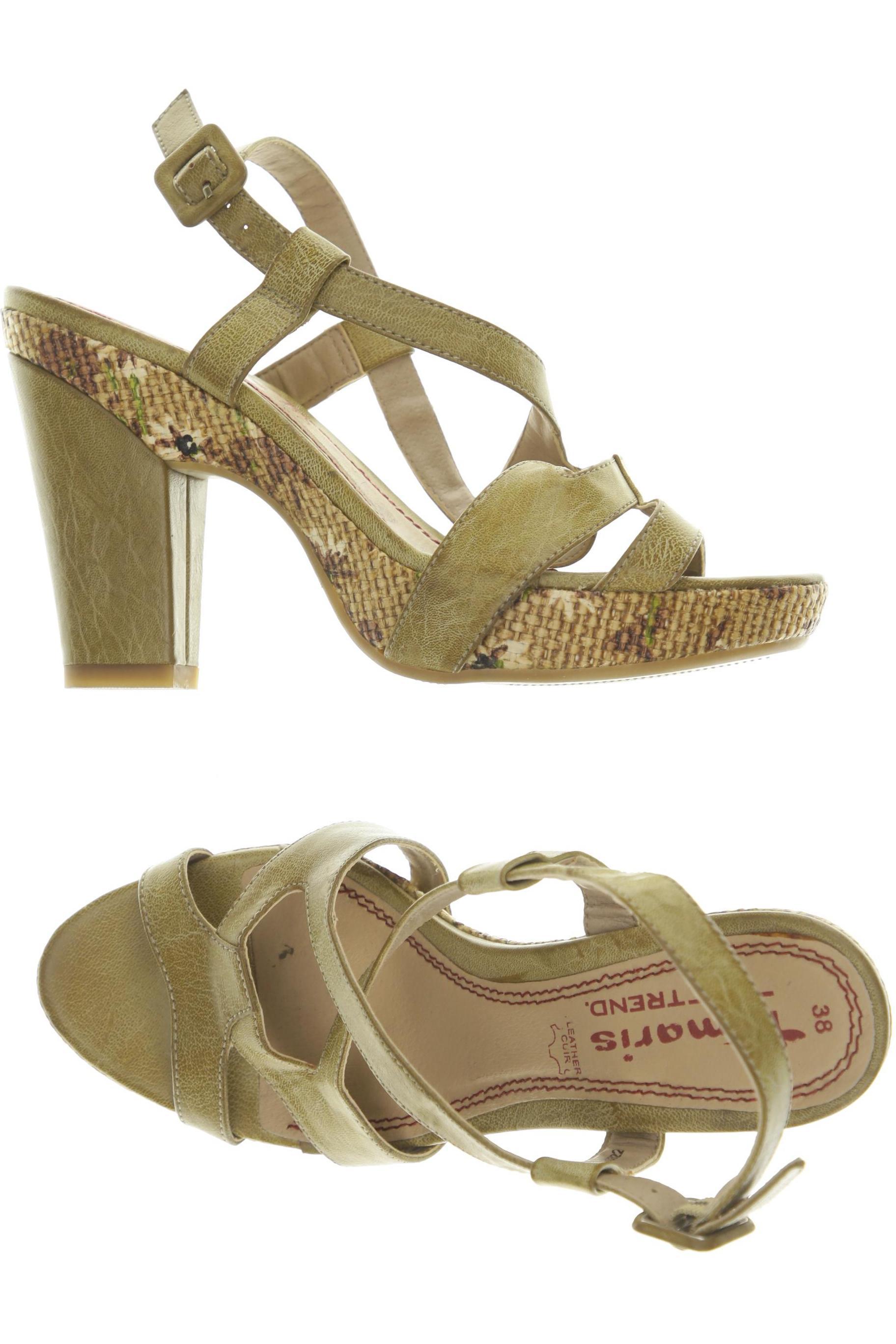 

Tamaris Damen Sandale, grün, Gr. 38