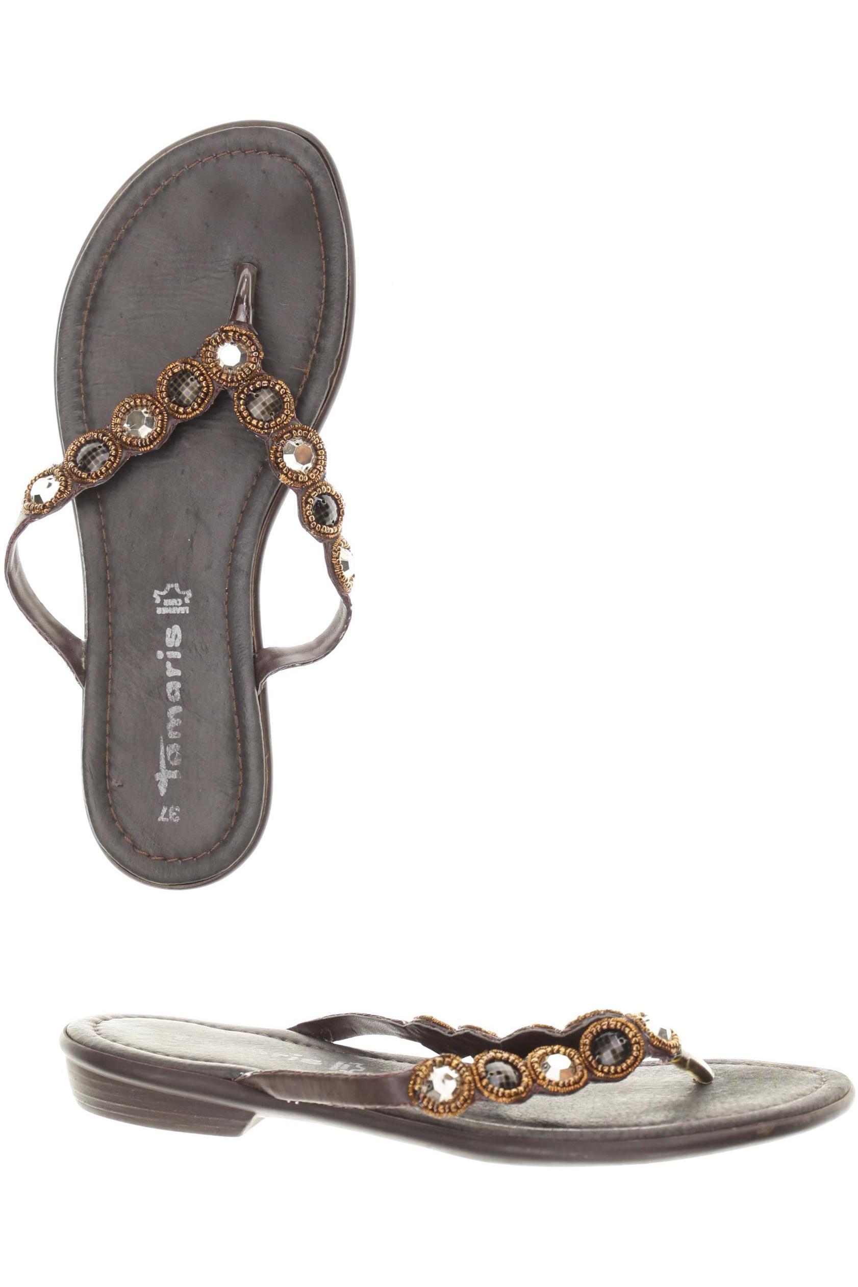 

Tamaris Damen Sandale, braun, Gr. 37