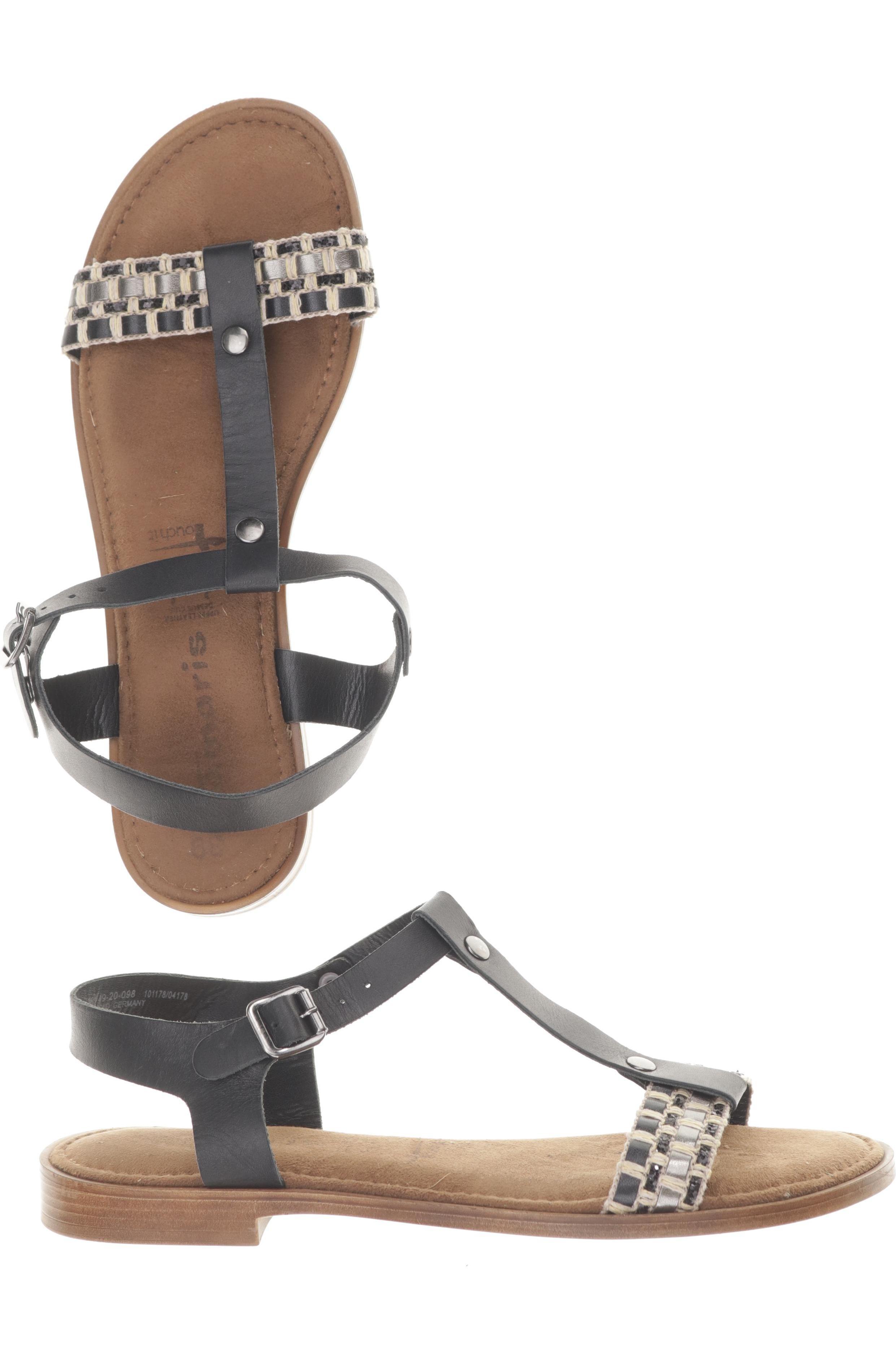 

Tamaris Damen Sandale, schwarz, Gr. 39