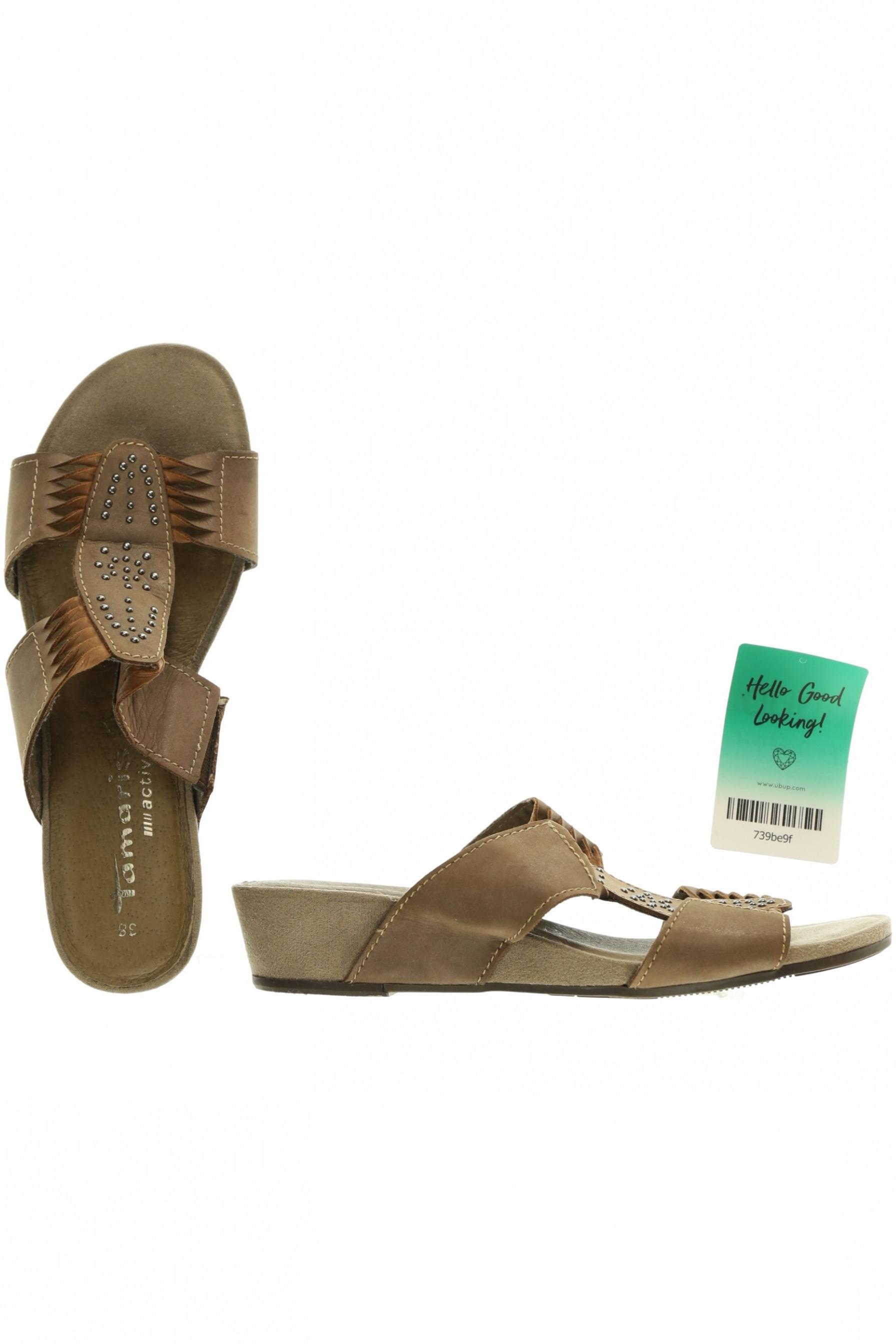 

Tamaris Damen Sandale, braun, Gr. 38
