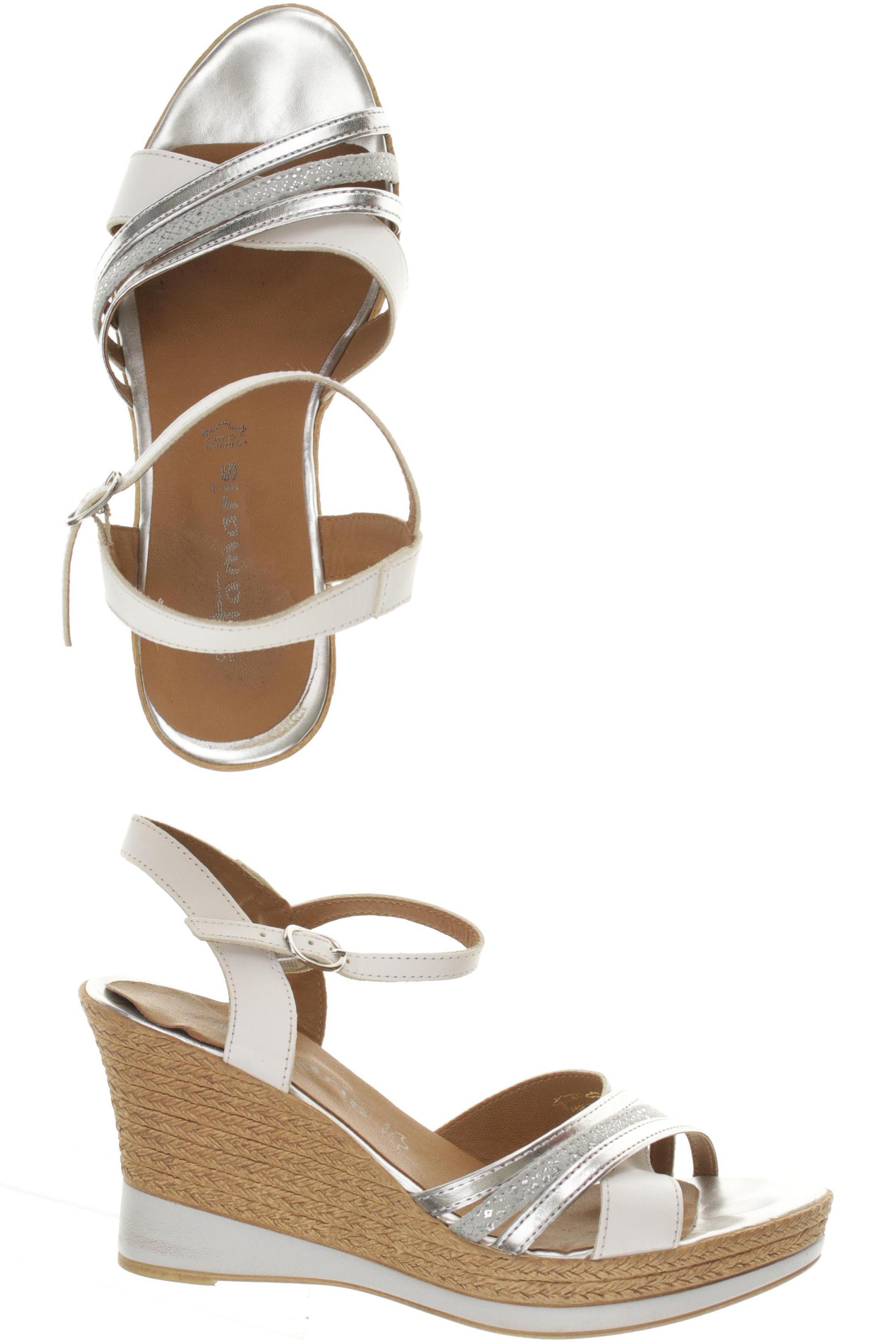 

Tamaris Damen Sandale, weiß, Gr. 39