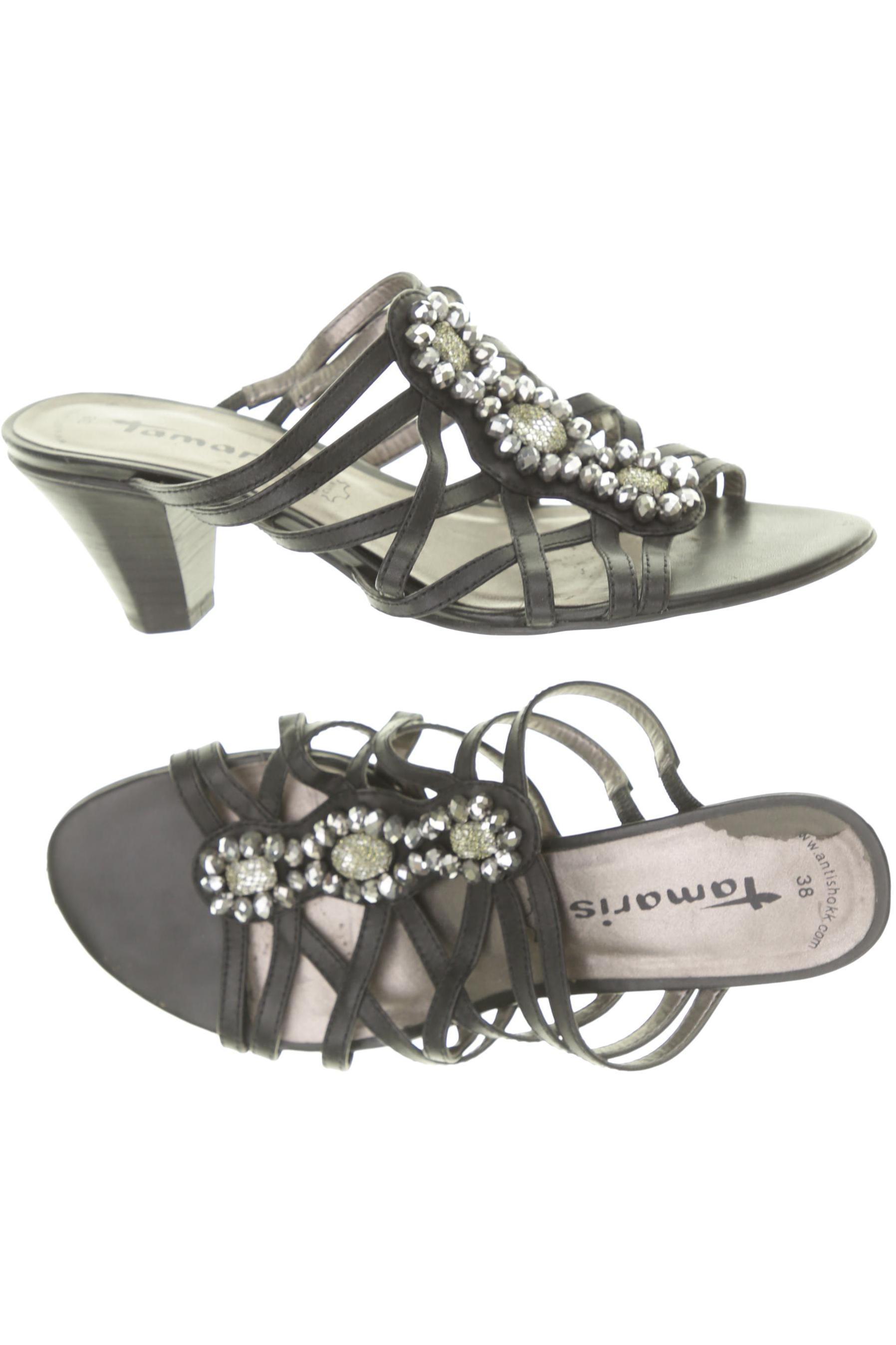 

Tamaris Damen Sandale, schwarz, Gr. 38